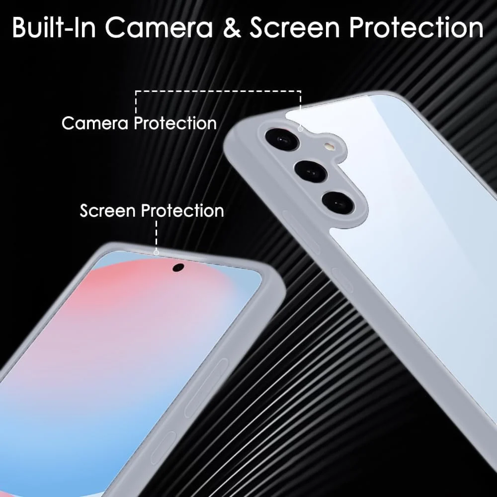 DL3 Mobilak Clear Protective Case for iPhone 7 Plus / iPhone 8 Plus - Gray