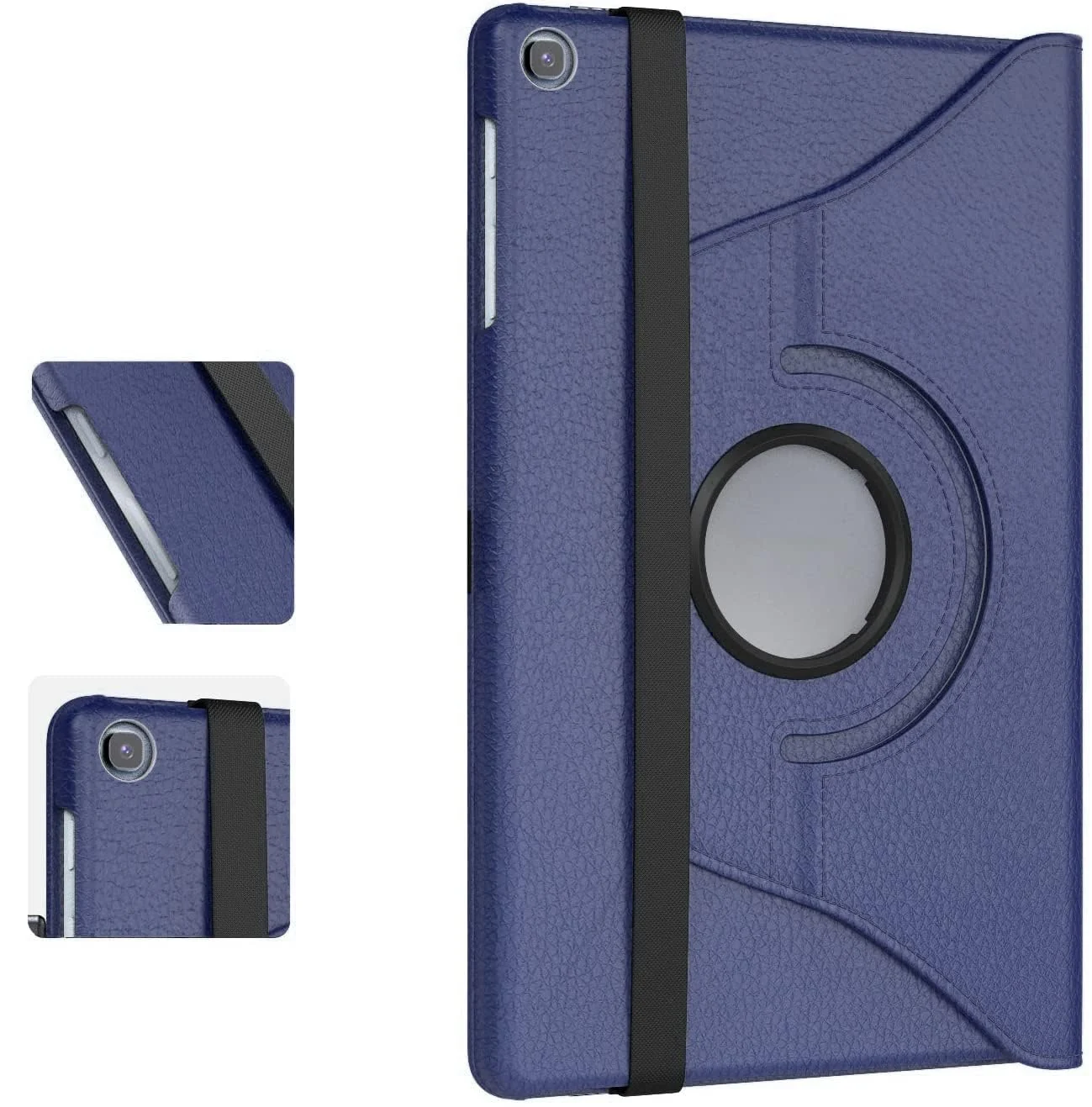 DL3 Mobilak Protective Cover for Samsung Galaxy Tab S6 Lite 2024/2022/2020 10.4 inch Tablet, 360° Rotatable Smart Stand, Leather Folio Flip Cover with Multi-Angle Viewing, Auto Wake Sleep - Blue
