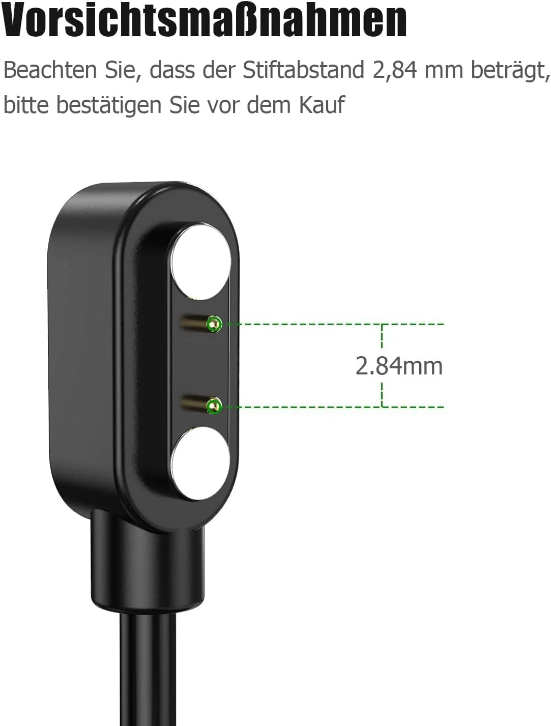 DL3 Mobilak Compatible with Mibro Lite 2/Mibro T1/Mibro Air/Mibro C2/C3/Mibro GS/Mibro GS PRO/Mibro A2/Mibro T2 Charger Charging Cable Cord Dock,50CM Replacement Charging Cradle Adapter Dock - Black