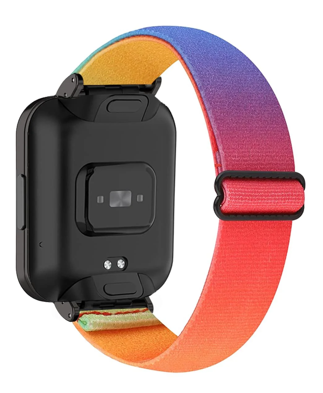 DL3 Mobilak Strap Compatible with Xiaomi Redmi Watch 2 Lite/Poco Watch/Redmi Watch 2 / Horloge 2 Bracelets, Nylon Replacement Strap Sport PU Protective Case + Watch Strap - Black