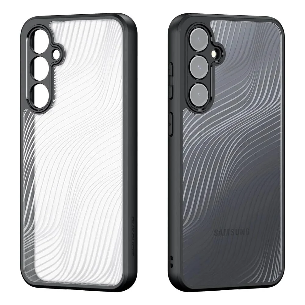 DL3 Mobilak Compatible with Samsung Galaxy S23 Fe Case Waterproof, Full-Body Heavy Duty Shockproof Phone Case, Translucent Matte Cover, Built-in Camera Lens Protective - Black