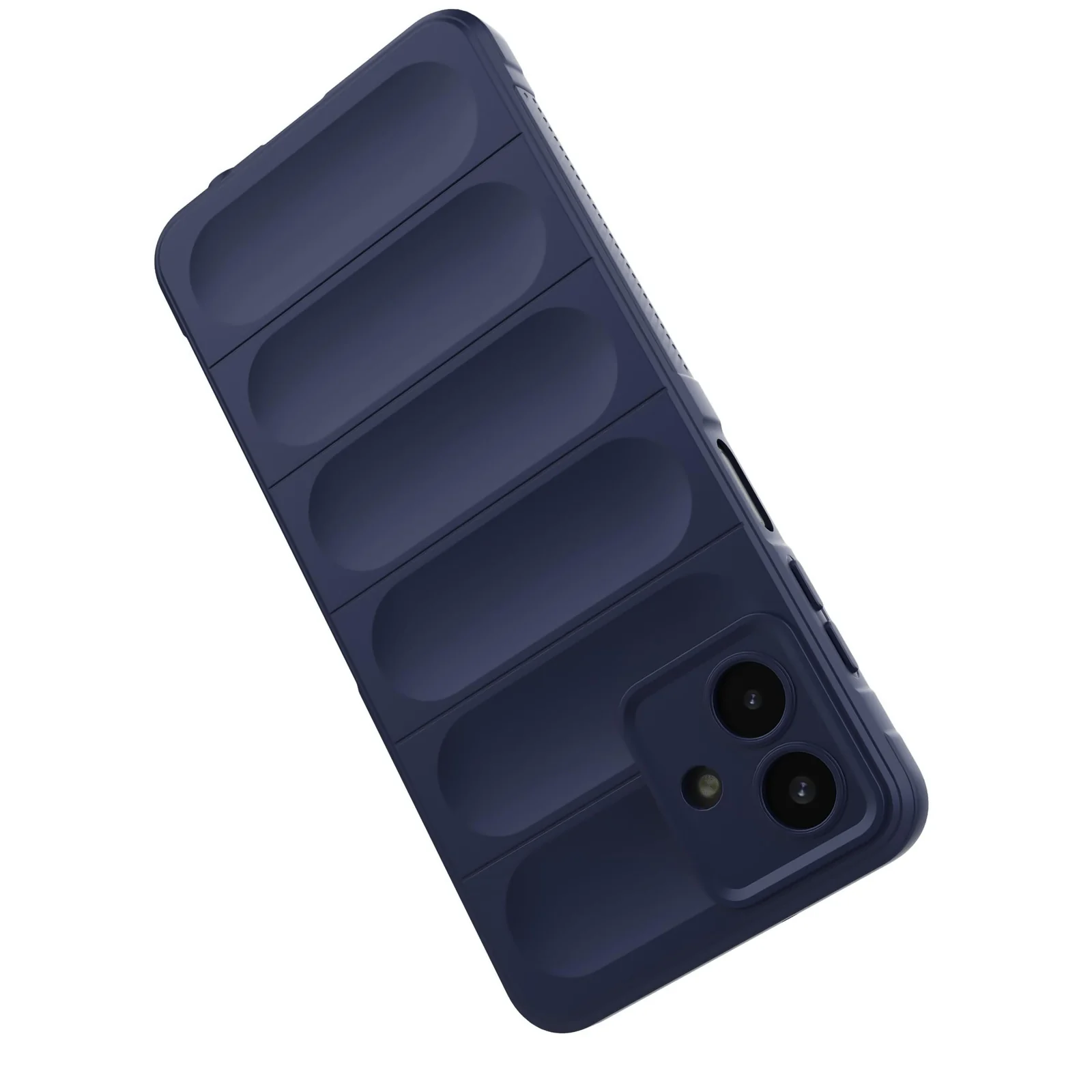 DL3 Mobilak Silicone Case for Samsung Galaxy A07 4G Heavy Duty Protective [Slim Fit] Shockproof Soft Flexible Protective Design Shock-Absorption TPU Cover With Camera Protection - Blue