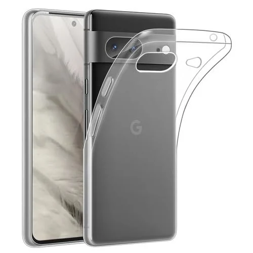 DL3 Mobilak Case Compatible with Google pixel 6A Case Crystal Soft TPU Gel Case Flexible Silicone Anti-Scratch Camera Protection TPU Cover - Clear