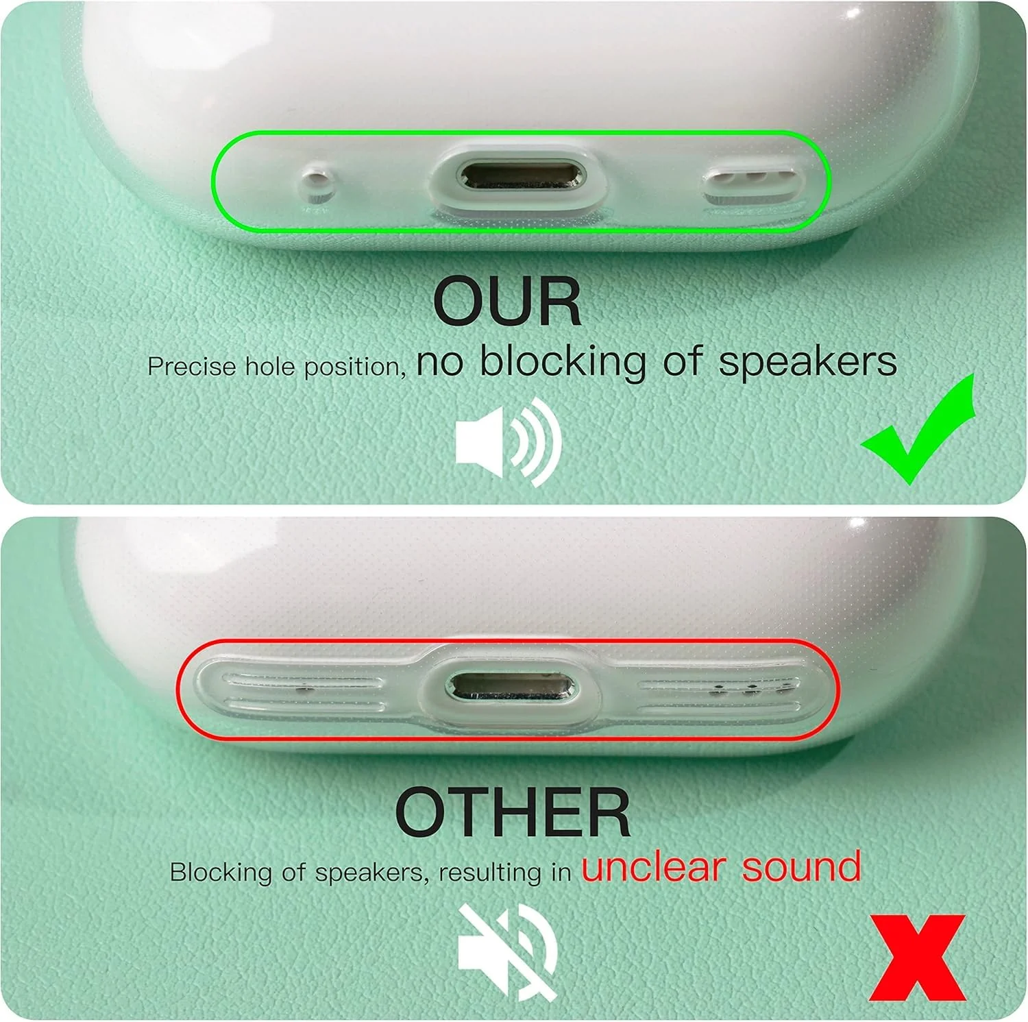 DL3 Mobilak AirPods Pro 3 Case Soft TPU Protective Cover [Front LED Visible][Anti-Yellowing], TPC Protective Case With Lanyard, Compatible with AirPods Pro 3nd Generation - Clear