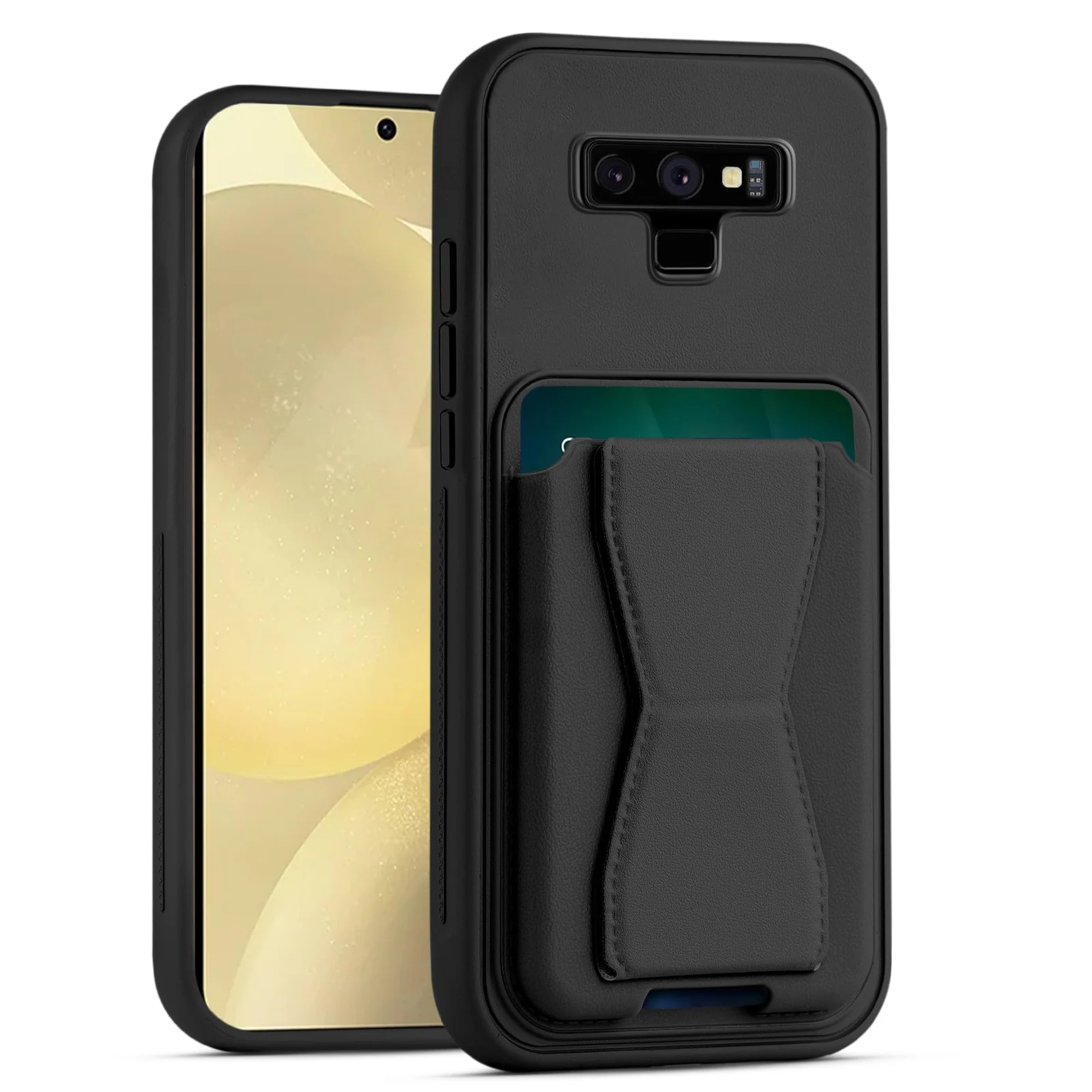 Samsung Galaxy Note 9 — DL3 Mobilak Leather Wallet Case for Samsung Galaxy Note 9, Camera protection, Shock-absorbing protection, Built-in kickstand
