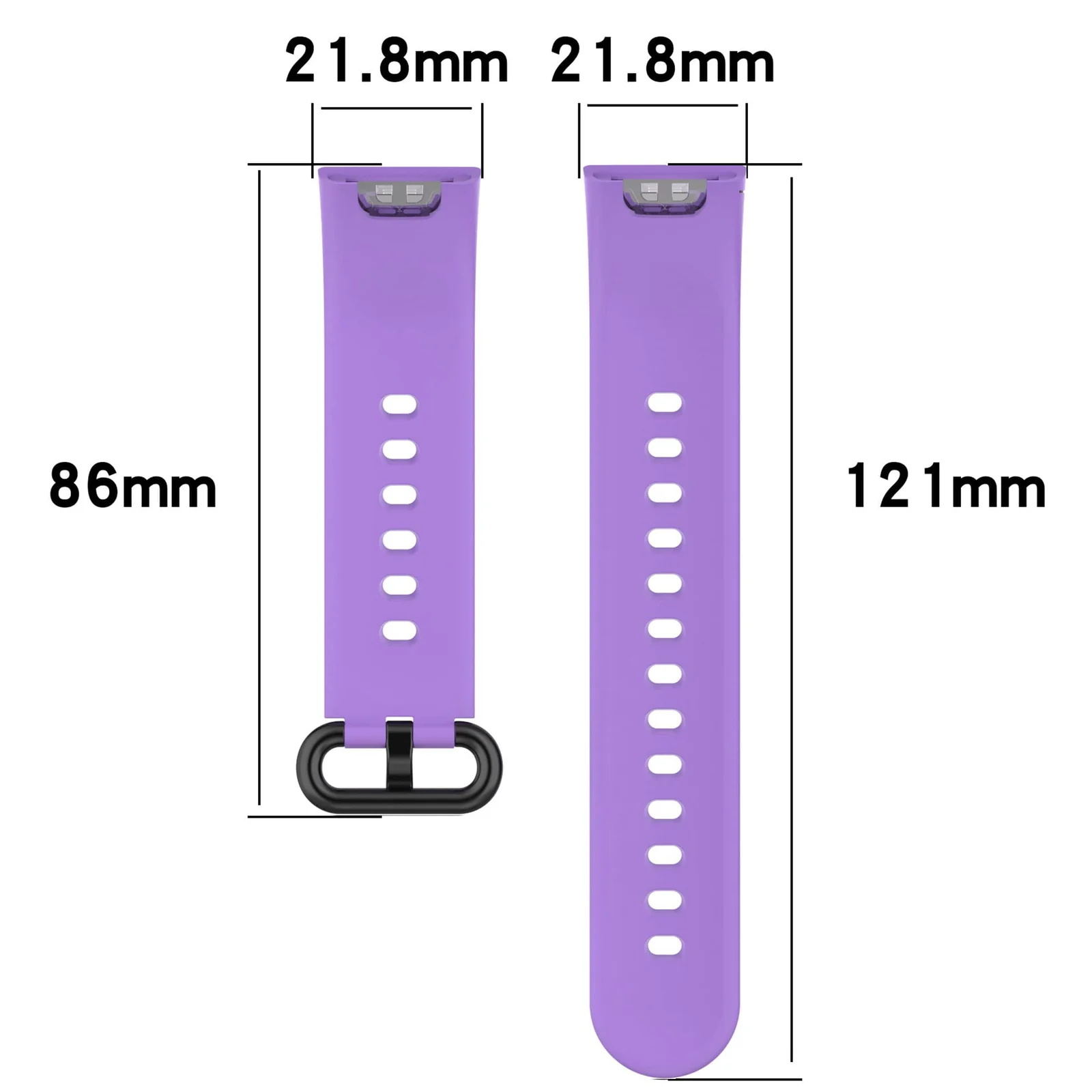 DL3 Mobilak Strap Compatible with Xiaomi Redmi Watch 2 Lite/Poco Watch/Redmi Watch 2 / Horloge 2 Soft Replacement Sport Silicone Strap - Black