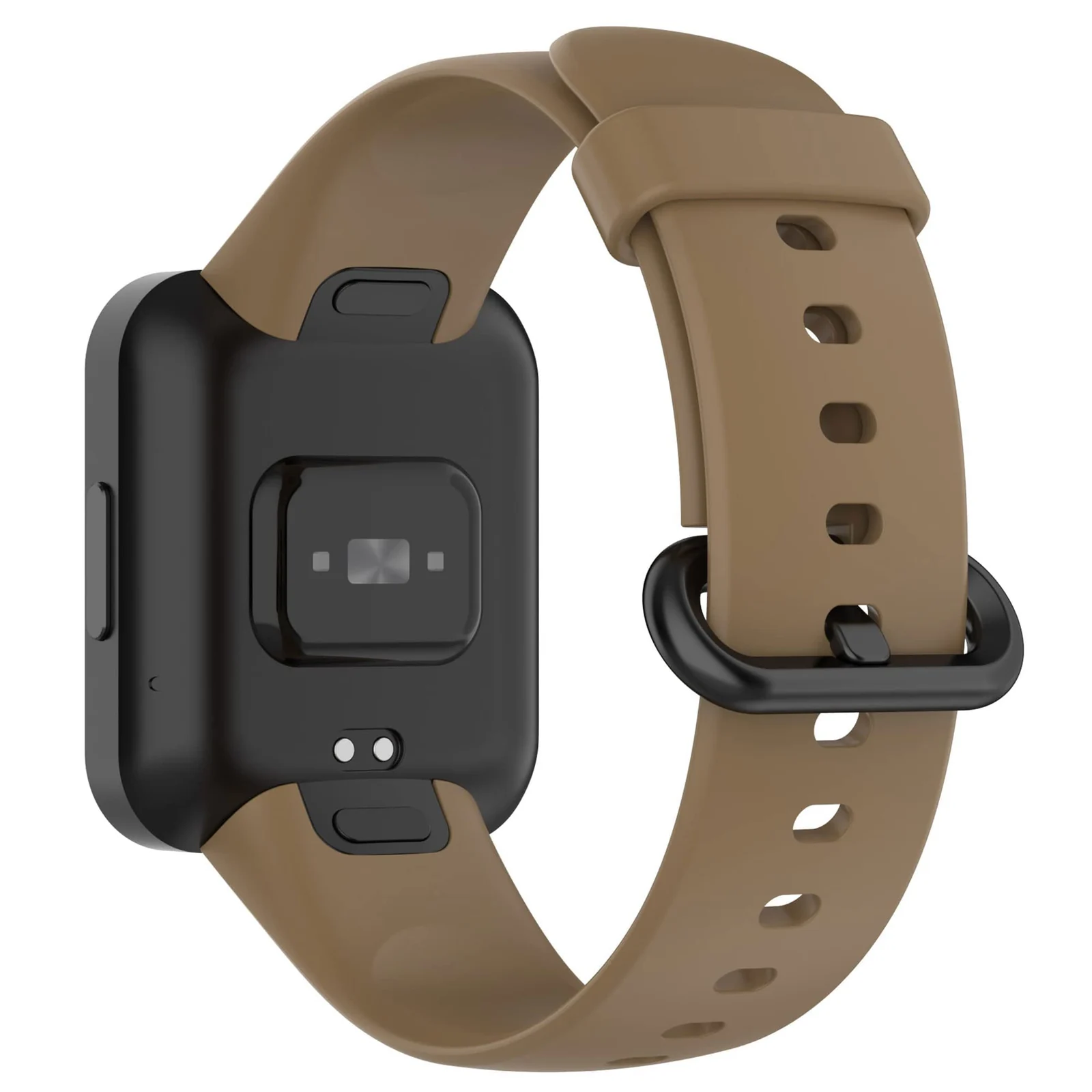 DL3 Mobilak Strap Compatible with Xiaomi Redmi Watch 2 Lite/Poco Watch/Redmi Watch 2 / Horloge 2 Soft Replacement Sport Silicone Strap - Brown