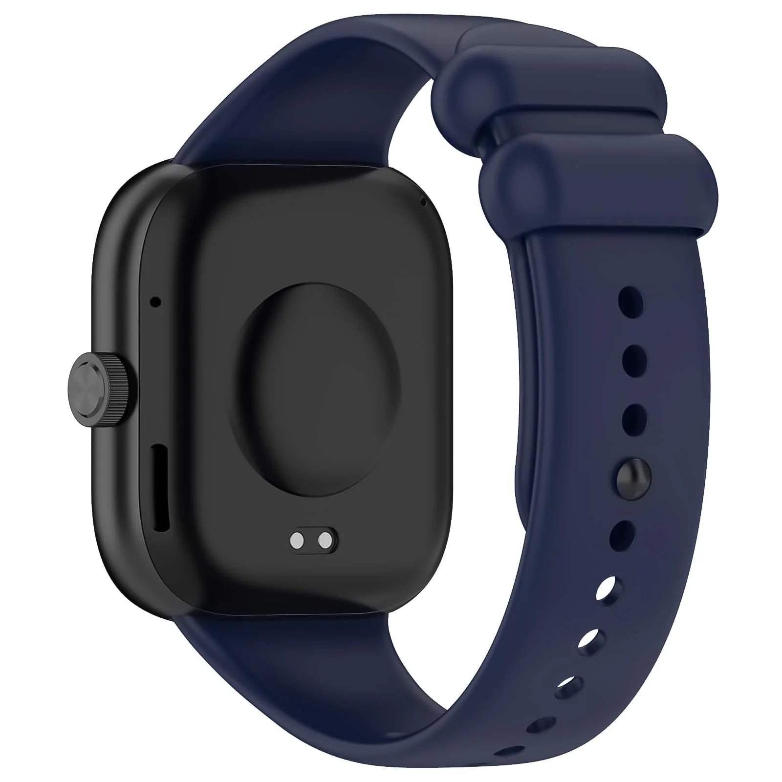 DL3 Mobilak Sport Strap Compatible with Xiaomi Redmi Watch 4/ Xiaomi Band 8 pro, Soft Silicone Sports Wristband for Men Women, Double Ring Adjustable Replacement (Midnight) - Midnight blue