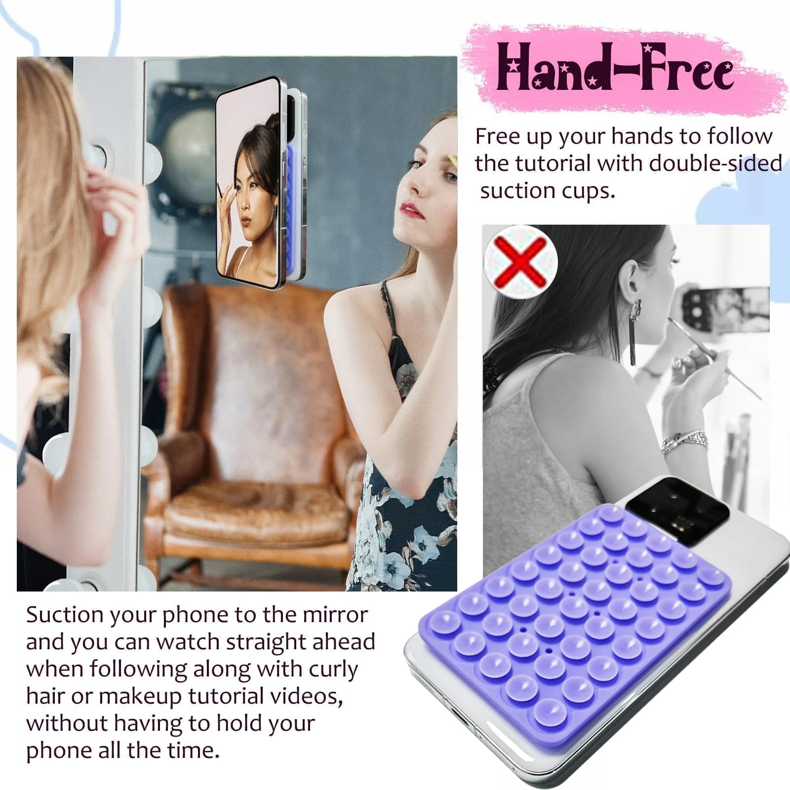 DL3 Mobilak Soft Silicone Protective Case for Cell Phone - Purple