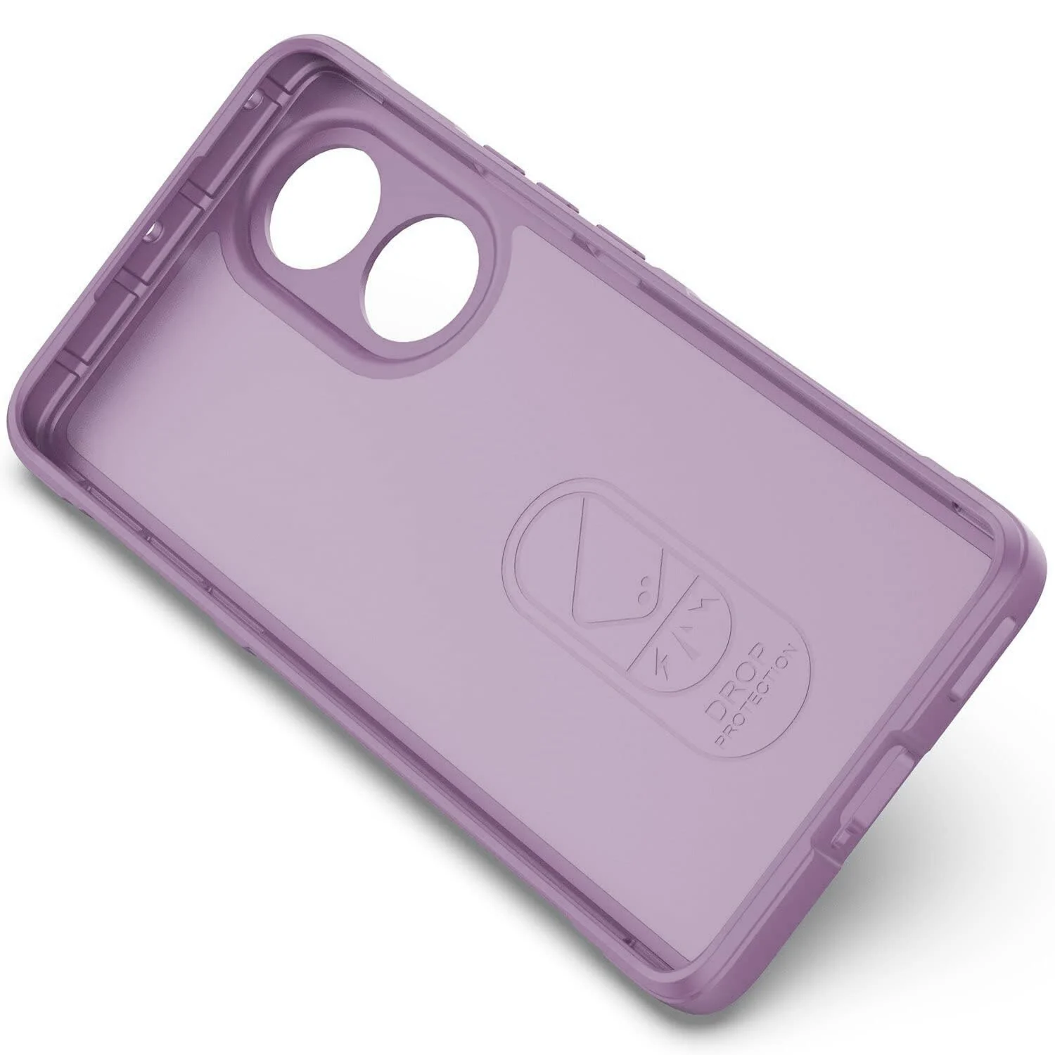DL3 Mobilak Flexible Silicone and TPU Protective Case with Camera Protection for Honor 50 / Huawei Nova 9 - Purple