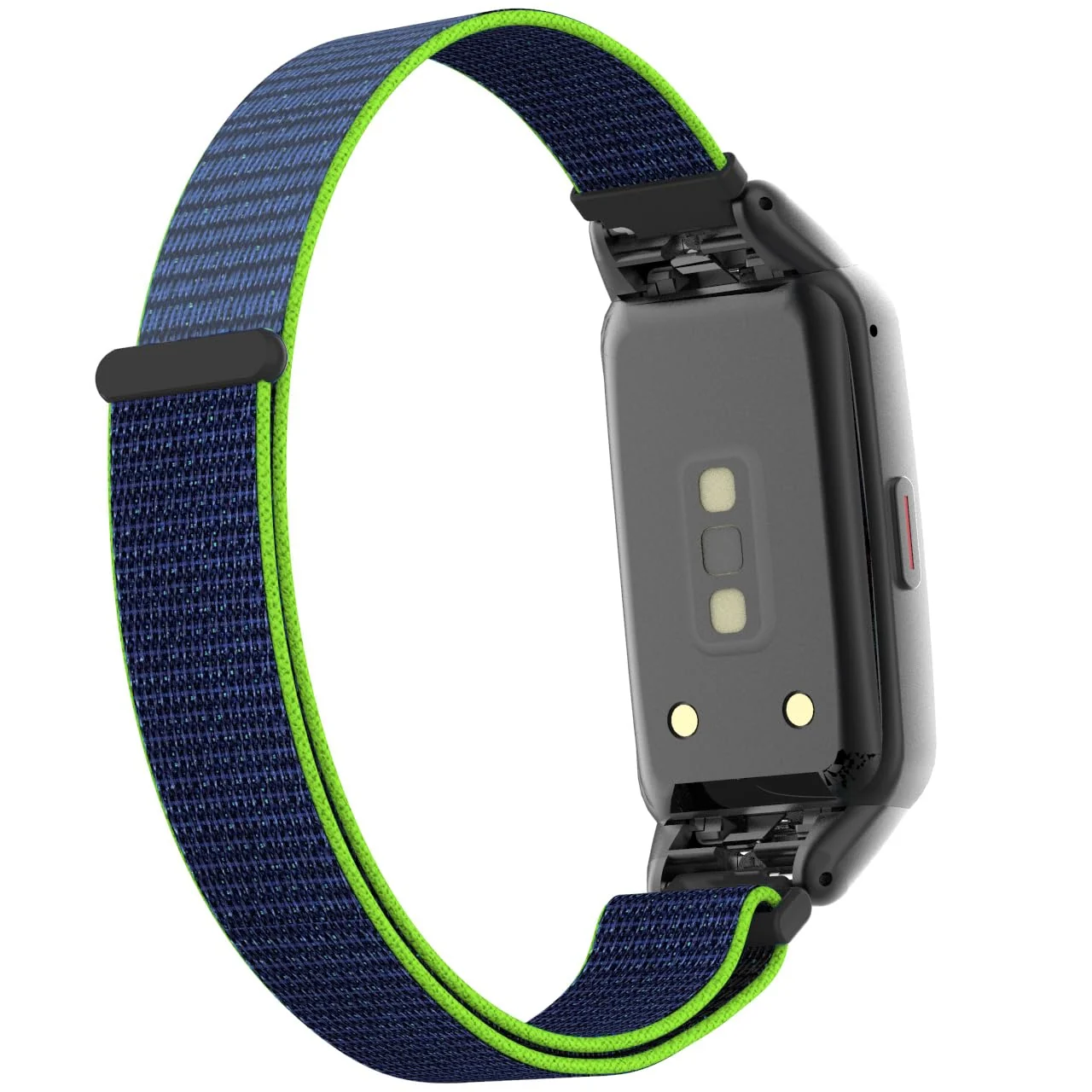 DL3 Mobilak Nylon Band for Honor Band 6/Huawei Band 6 Pro/Huawei Band 6, Nylon Watch Strap Sport Wristband Soft Replacement Watch Strap Adjusable Wrist for Women Men - Neon Lime