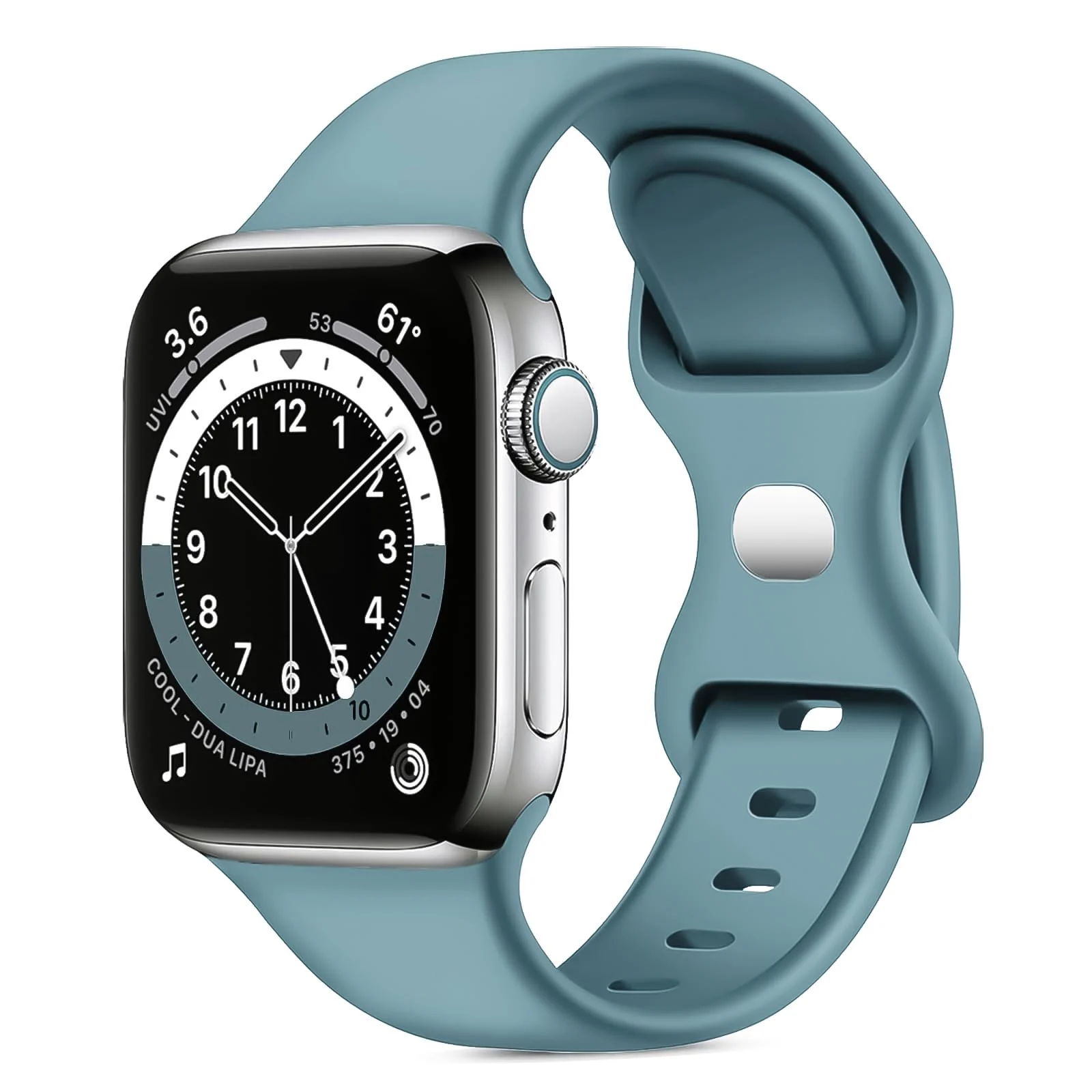 42MM/44MM/45MM/49MM — DL3 Mobilak Bands Compatible with Apple Watch Ultra 42MM/44MM/45MM/49MM, Replacement Soft Silicone Strap for iWatch Ultra/Ultra 2 Series 9/8/7/6/5/4/3/2/1