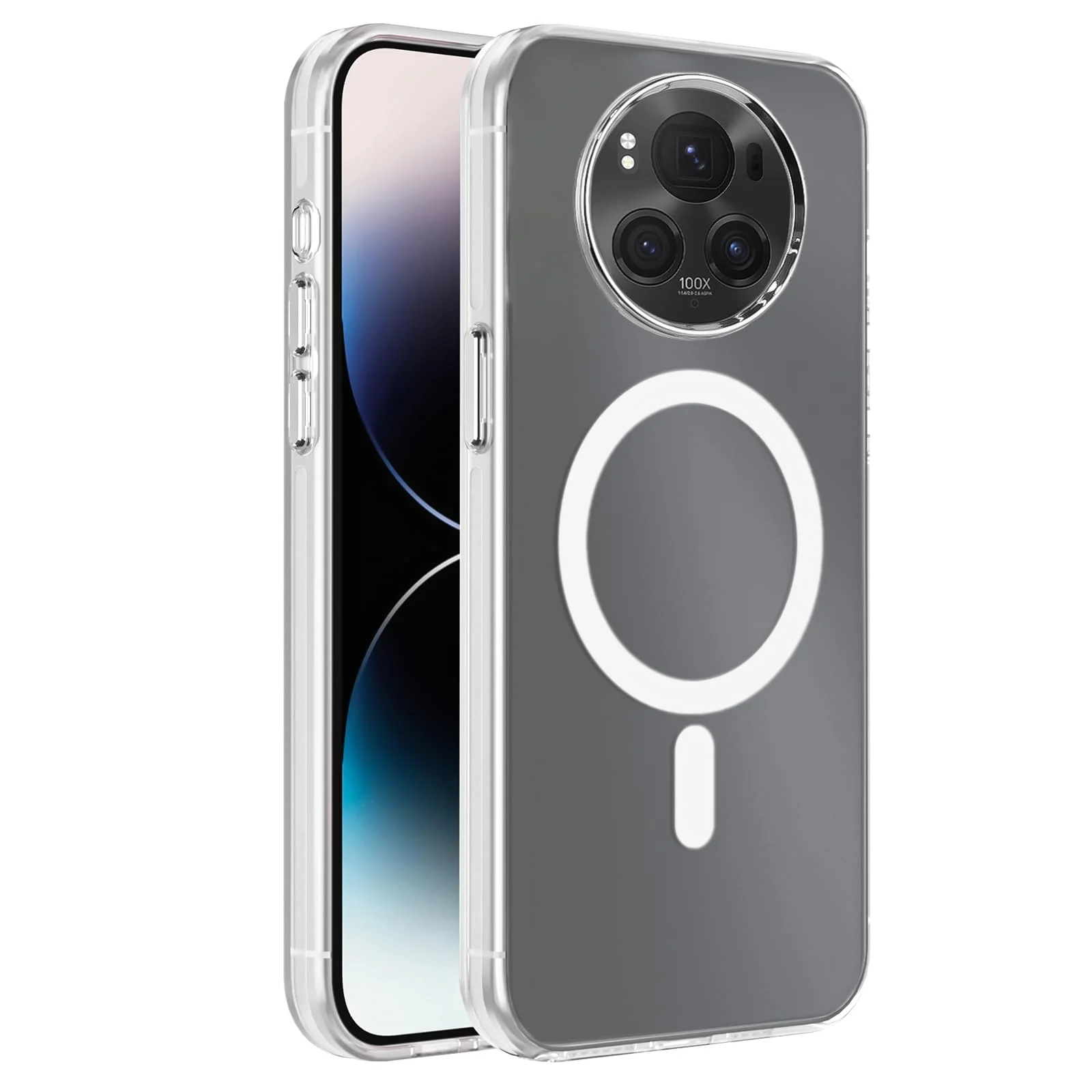 DL3 Mobilak Case For Honor Magic6 Pro/Magic 6 Pro Case Crystal [Not Compatible with MagSafe] Soft TPU Gel Case Flexible Silicone Anti-Scratch TPU Cover - Clear