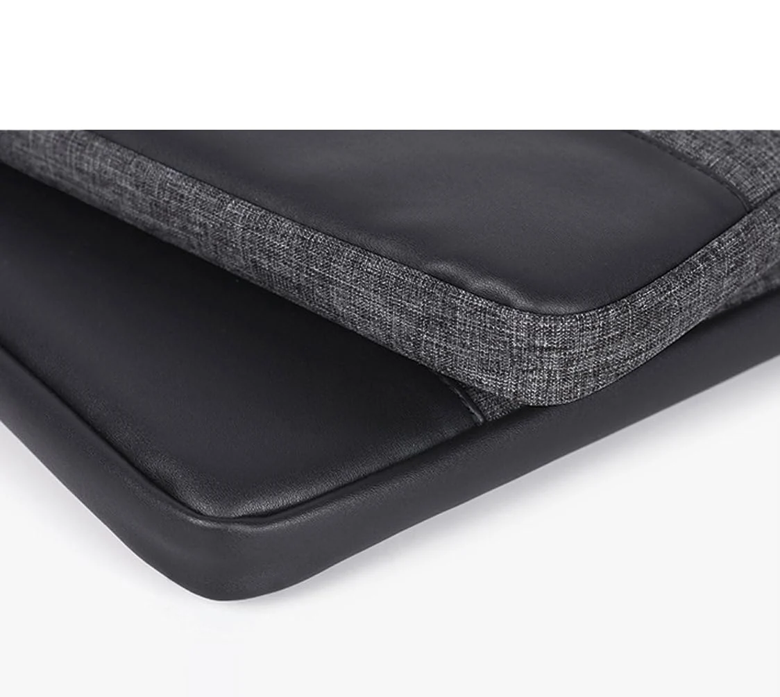 Mobigon Laptop Sleeve 15.6 Inch, Shockproof Protective Traveling Computer Case, Water Resistant Portable Laptop Carrying Bag Compatible for Lenovo, HP, Dell, Asus, MacBook, Notebook, Black - Gray