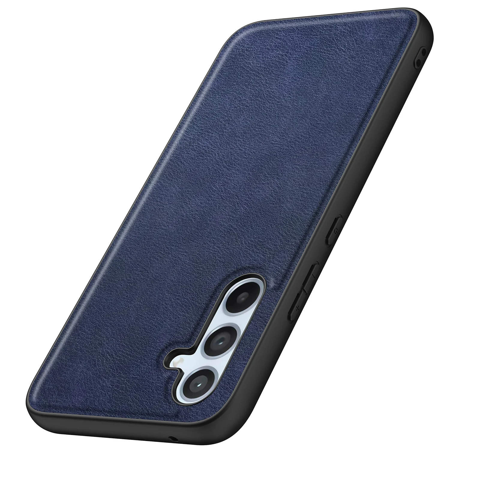 DL3 Mobilak Case for Samsung Galaxy A54 5G Leather, Anti-Drop, Anti-Shock, Non-Slip Texture, Simple Cell Phong Cover for Galaxy A54 5G 6.4 inch - Blue