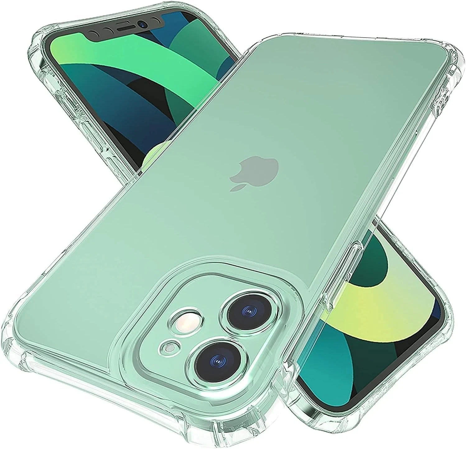 DL3 Mobilak Clear TPU Protective Case for iPhone with Camera Protection and Shockproof Design - Clear