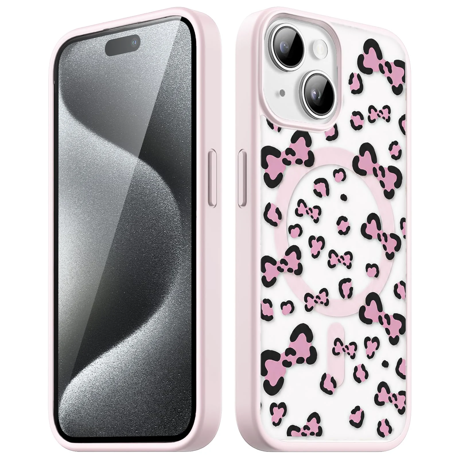 iPhone 13 / iPhone 14 6.1-Inch — DL3 MOBILAK Clear Three-Layer Protective Phone Case for Apple iPhone 13 and iPhone 14