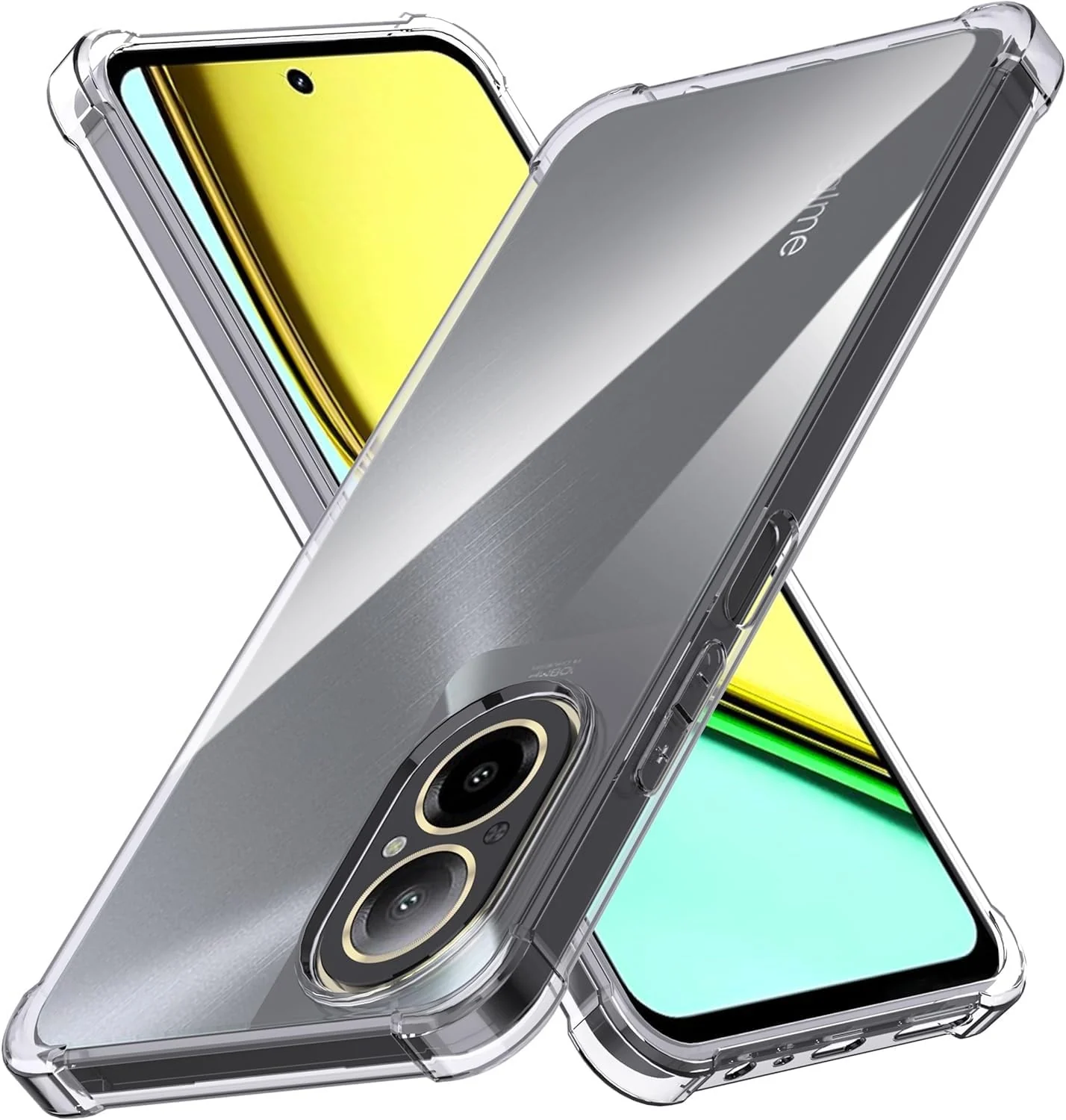 DL3 Mobilak Clear TPU Case for OPPO realme C67 4G, Camera protection, Shock-absorbing protection, Non-slip grip - Clear