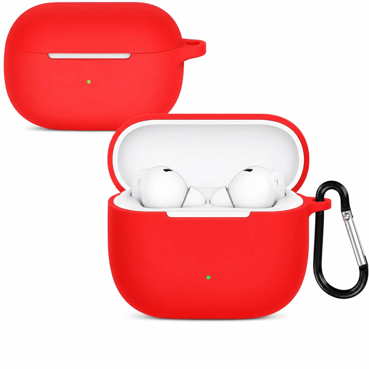DL3 Mobilak Silicone Case Compatible with HUAWEI FreeBuds SE 4 ANC Earbuds, Soft Silicone Protective Case Cover, Shockproof Sleeve with Carabiner
