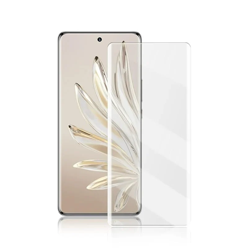 DL3 Mobilak Full Glass Screen Protector For Honor 50 5G / Huawei Nova 9 Nano UV Tempered Glass Full Glue Cover Screen Protector For Honor 50 5G / Huawei Nova 9 Nano Screen Glass Film - Clear