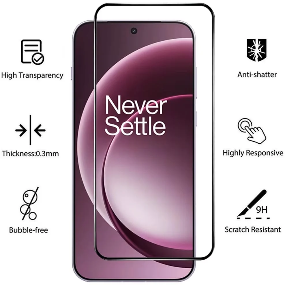 DL3 MOBILAK 9H Tempered Glass Screen Protector for OnePlus 15 5G - Clear