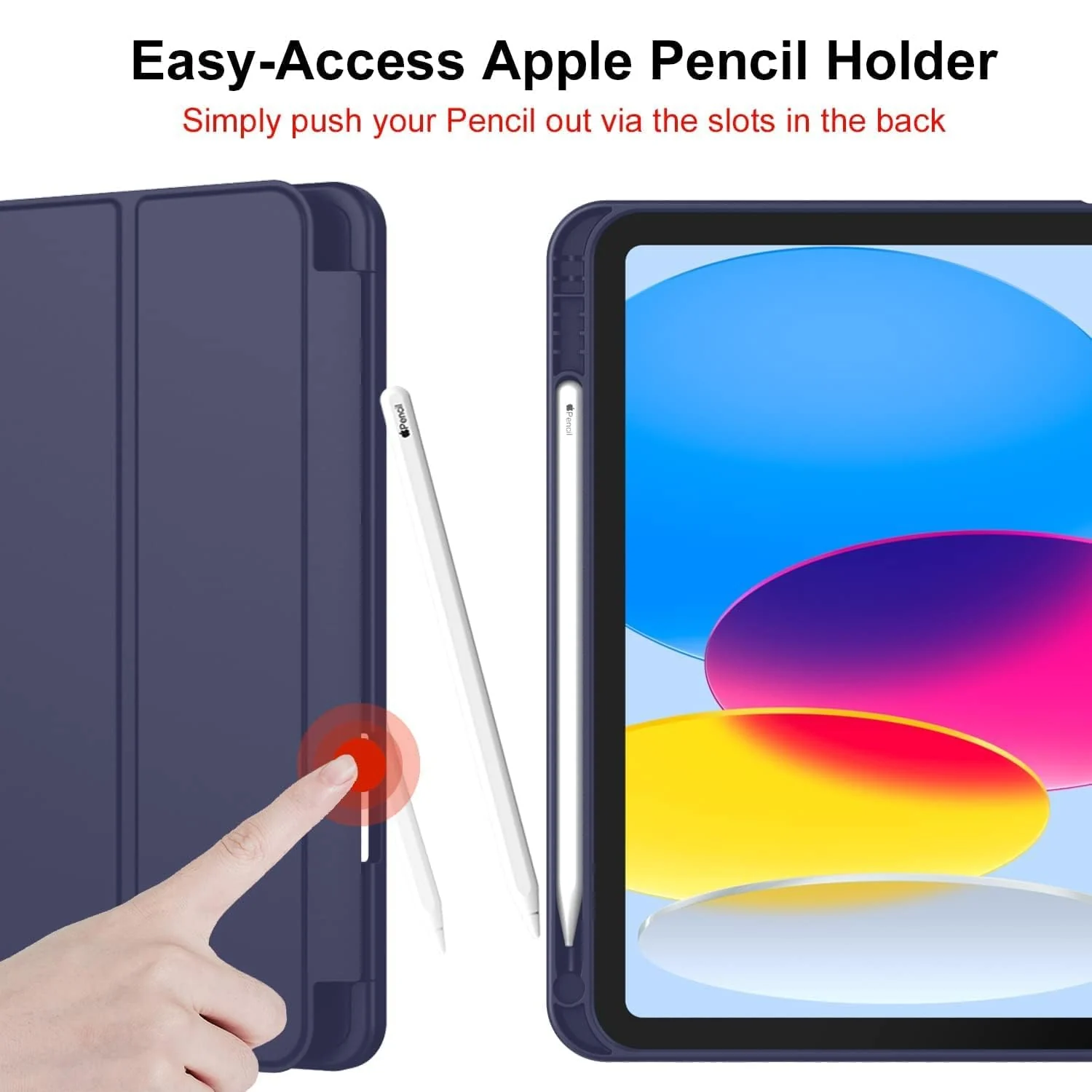 DL3 Mobilak Smart Case For Huawei MatePad 11.5s 2024 11.5 inch (Not matePad 11.5) Cover with Pencil Holder, Soft TPU Smart Stand Back Cover Auto Wake/Sleep - Blue