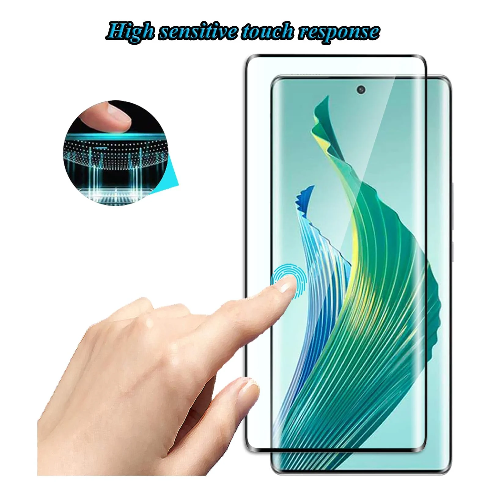 DL3 Mobilak Screen Protector for Honor X9A, Tempered Glass Screen Saver Premium HD Protective, Scratch Resistant, NO-Bubble, 9H Hardness, Full Coverage Film - Clear
