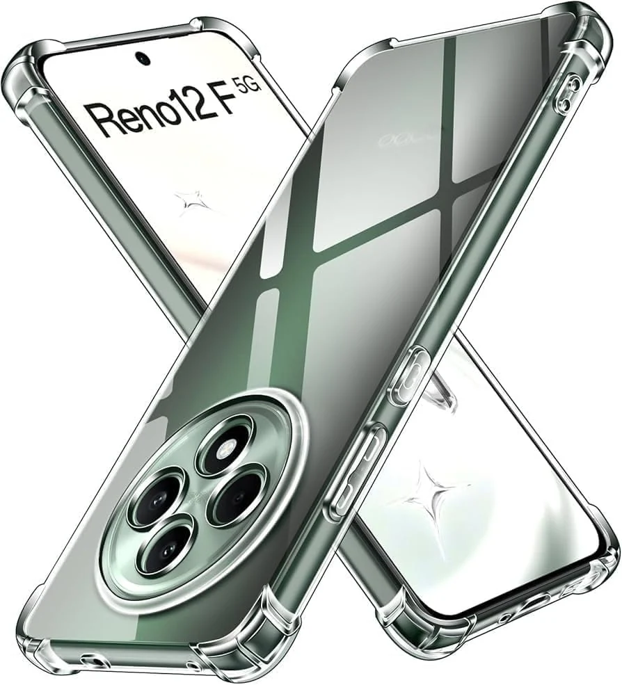 DL3 Mobilak Clear Protective Case for OPPO Reno 12F 5G / 4G - Clear