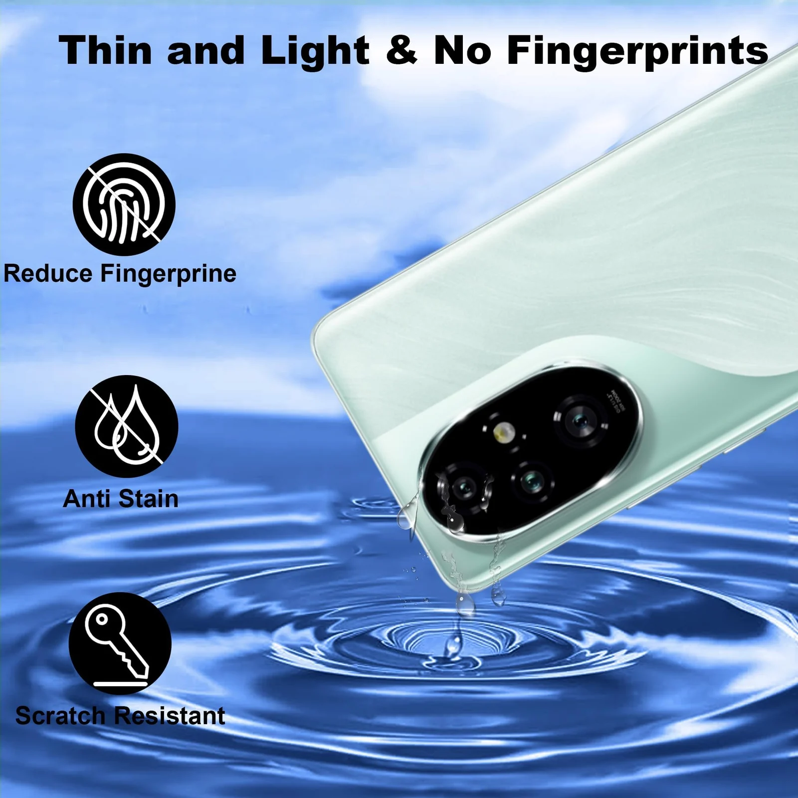 DL3 Mobilak Honor 200 Pro Camera Lens Protector Tempered Glass Screen Protector HD [Full Coverage][Anti-Scratch] Drop Protection Ultra Clear/Thin Lens Protector Case - Black