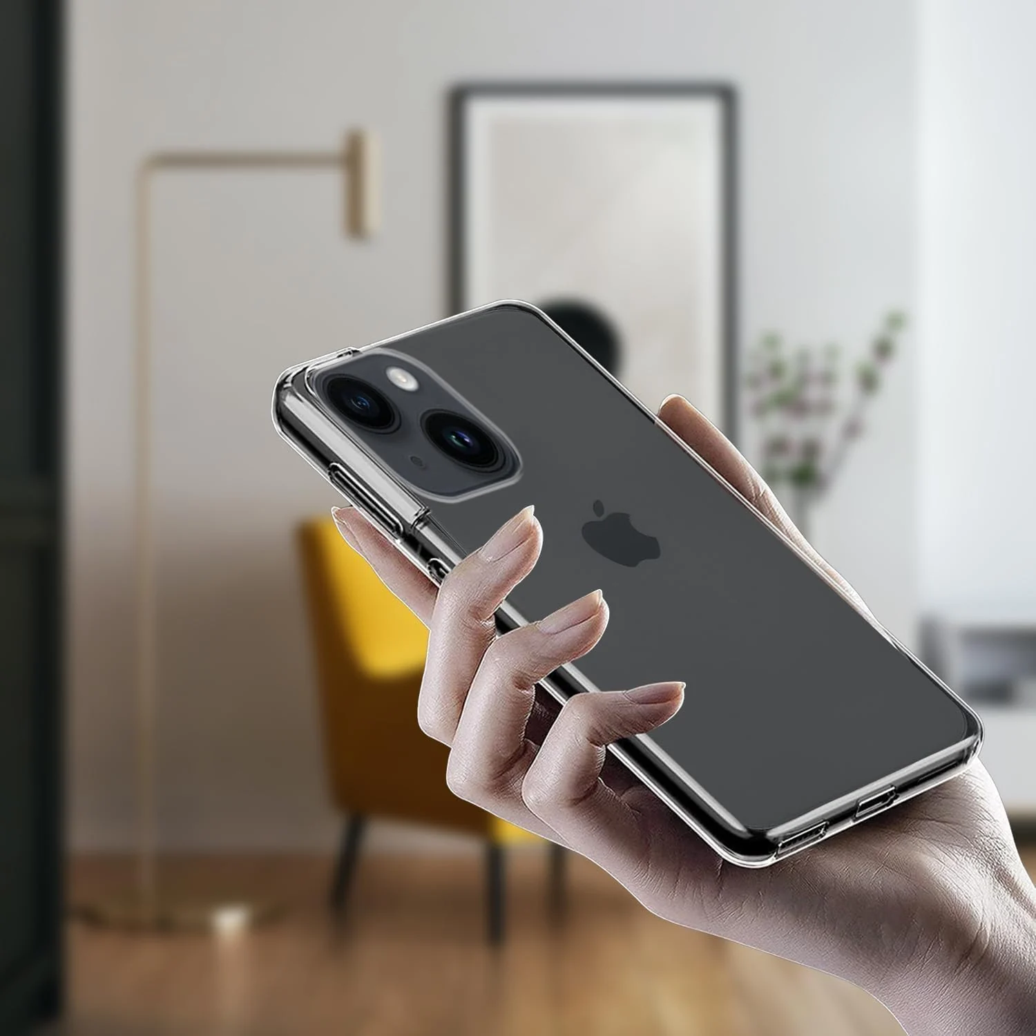 DL3 Mobilak Clear Protective Case for iPhone 15 Plus - Clear
