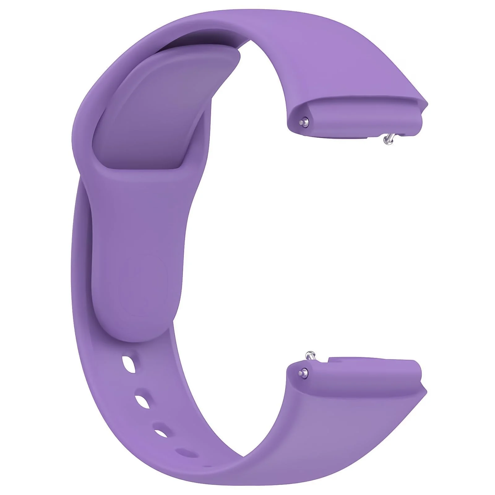DL3 Mobilak Strap Silicone Compatible With Xiaomi Redmi Watch 3 Active/Redmi Watch 3 Lite, Sport Silicone Watch Band Wrist Strap, Bracelet Wristband Wrist Strap - Purple