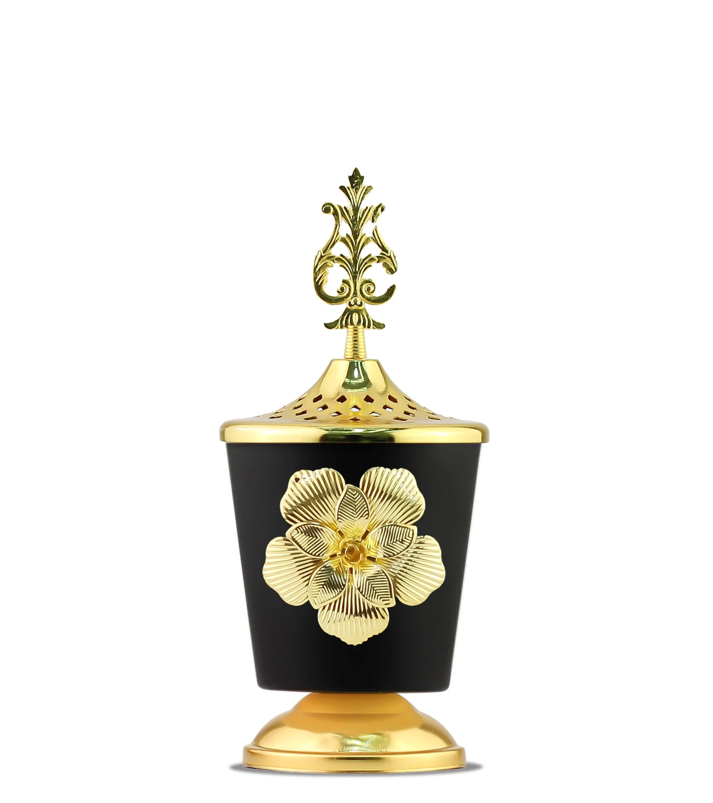 Mobigon Charcoal Incense Burner, Bakhoor Burner, Oud Frankincense Incense Burner, Vintage Arabic Burner, Suitable For Arabian Oud, Yoga, Spa and Aromatherapy, Office & Home Decor - style 4