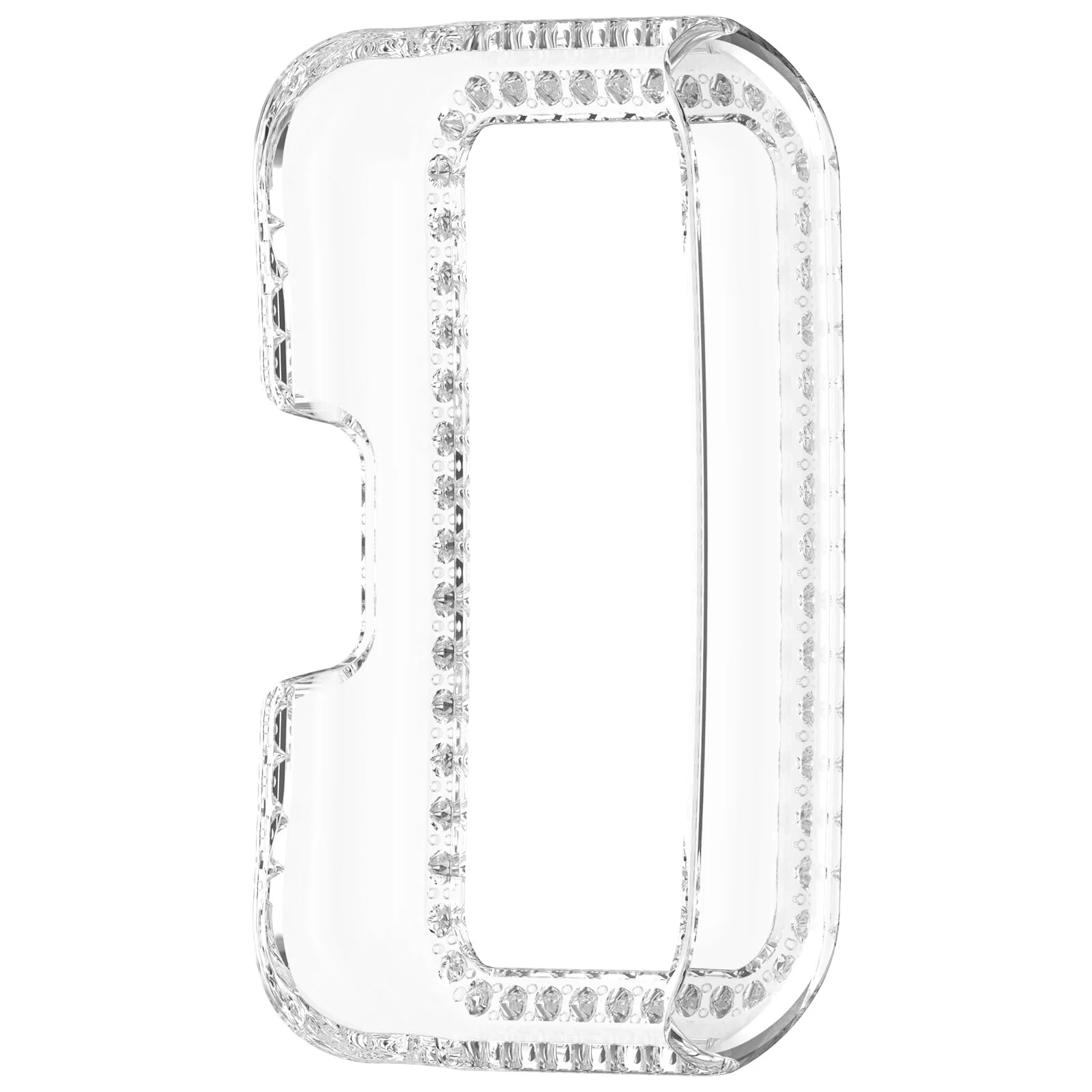 MOBIGON Crystal Bling PC Frame Case for Huawei Band 11, Clear