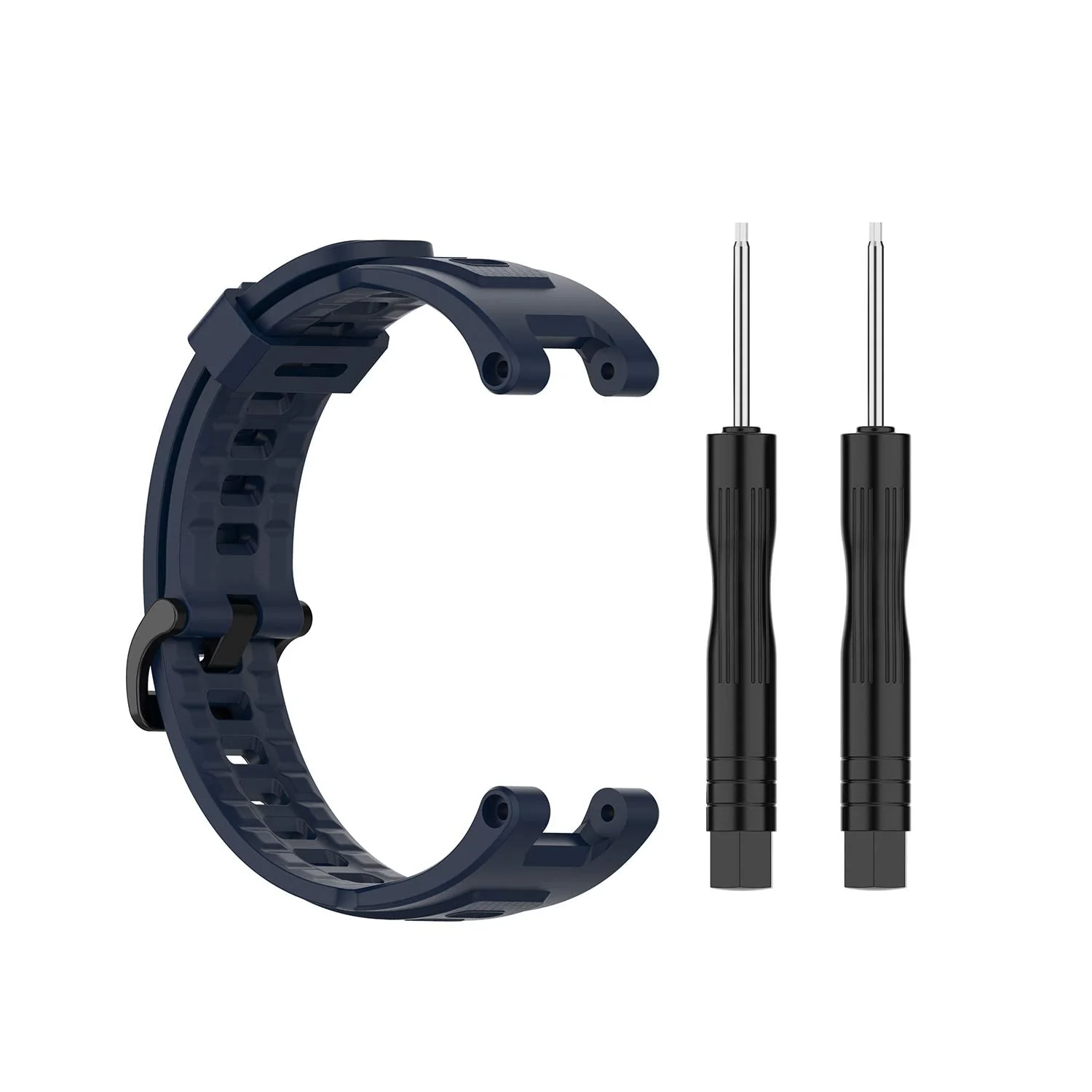 DL3 Mobilak Band Compatible with Amazfit T-Rex/T-Rex Pro Band Soft Silicone Wristbands Replacement Bracelet for Amazfit T-Rex/T-Rex Pro Sport Strap Smart Watch Accessories-with Install Tools - Blue