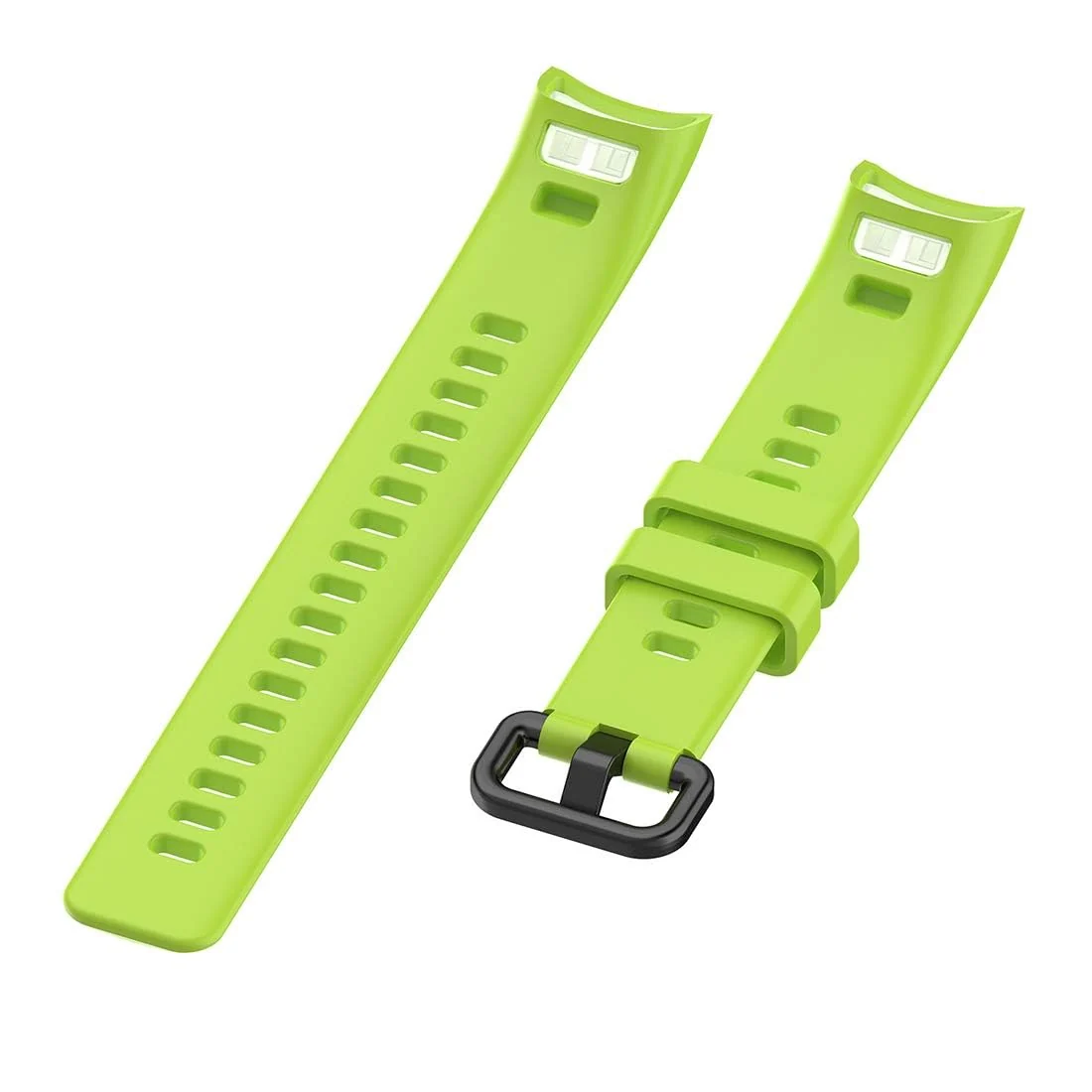 DL3 Mobilak Compatible for Honor Band 5/Honor Band 4 Strap, Soft Silicone Sport Wristband Adjustable Accessory Bracelet Replacement Band for Honor Band 5/Band 4 - Green