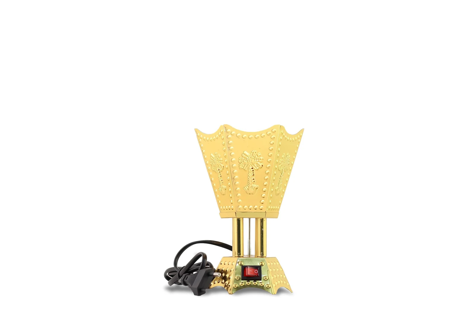 Mobigon Arabian Electric Incense Burners metal Vintage Arabic Burner, Middle Eastern Incense Holder- Electric Incense Burner Bakhoor Suitable For Arabian Oud, Home, Hotel Decor - D. Gold