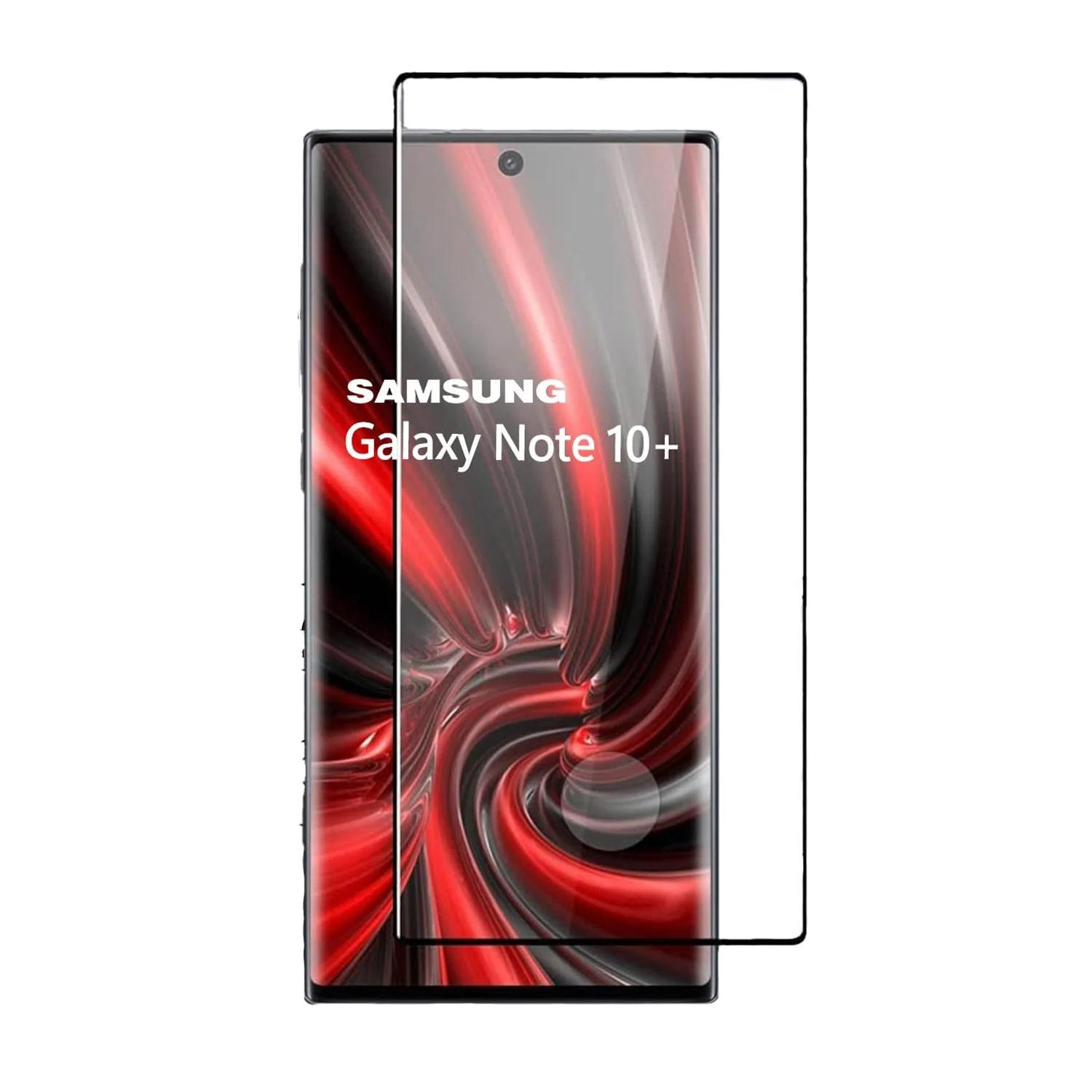 DL3 Mobilak Screen Protector for Samsung Galaxy Note 10 Plus, Tempered Glass Screen Saver Premium HD Protective, Scratch Resistant, NO-Bubble, 9H Hardness, Full Coverage - Clear