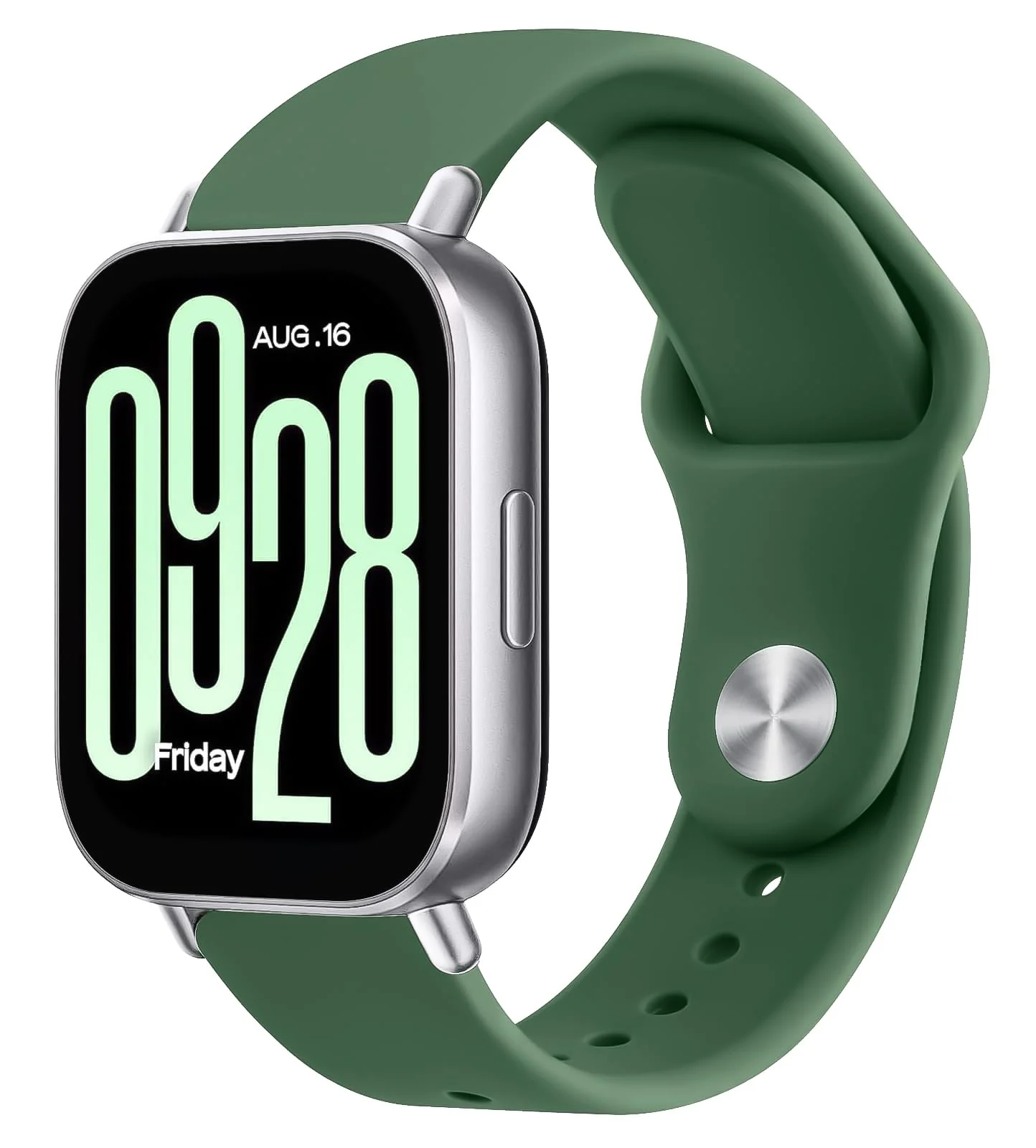 DL3 Mobilak Straps Compatible with Xiaomi Redmi Watch 5 Active/Redmi Watch 5 Lite Bracelets for Men Women, 22mm Soft Silicone Strap, Waterproof Adjustable Band Sports Replacement - Green