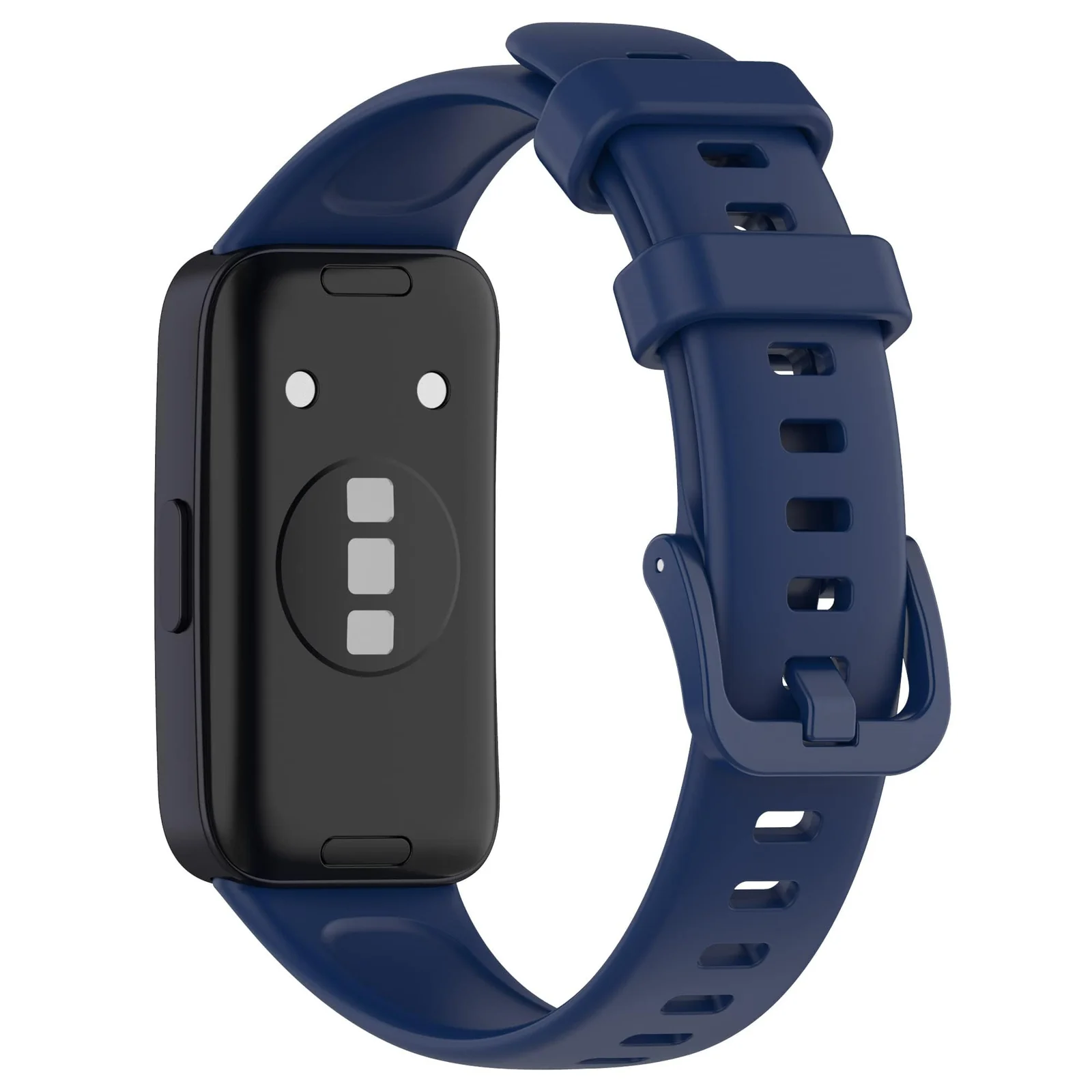 DL3 Mobilak Silicone Bracelet for Huawei Band 9/8, Soft Sport Replacement Strap, Adjustable Waterproof for Women/Men - Blue