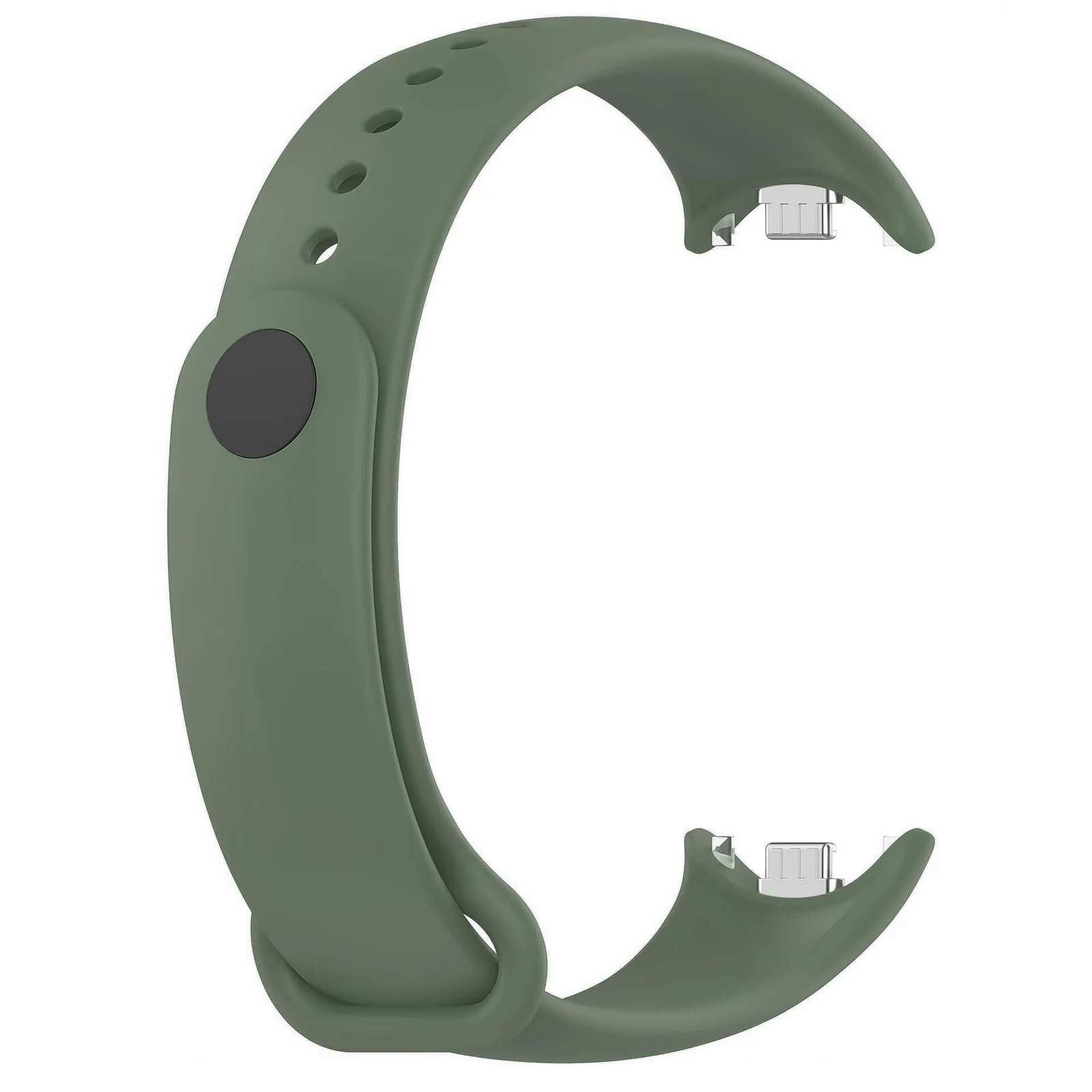 DL3 Mobilak Band Compatible with Xiaomi Mi Band 10/9/8 Replacement Strap, Silicone Skin-Friendly Wrist Strap Adjustable Sports Wristbands for Women Men Xiaomi Smart Band 8/9/10 - Army Green