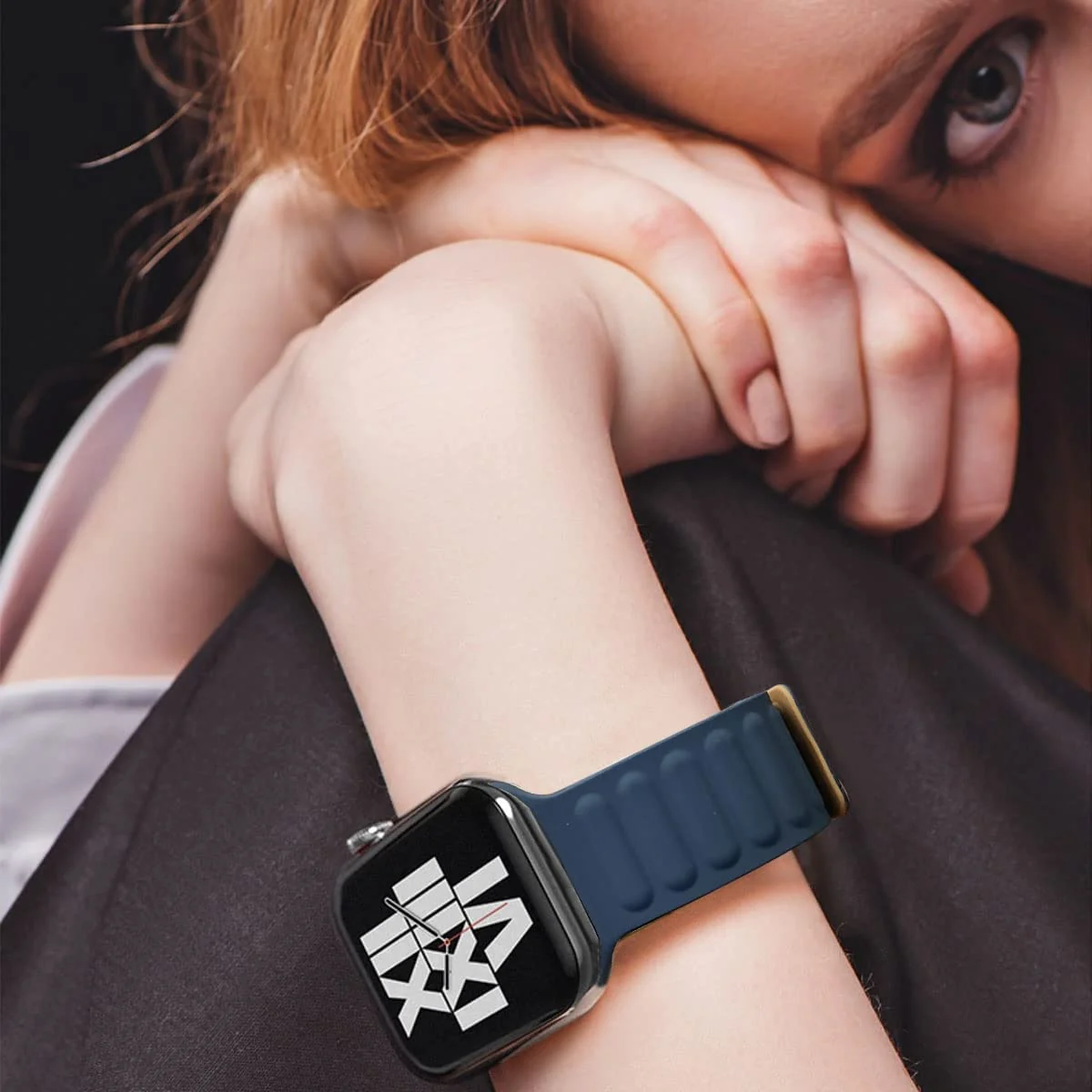 DL3 Mobilak Silicone Straps Compatible with Apple Watch Ultra Strap 49mm 46mm 45mm 44mm 42mm, Loop Band with Strong Magnetic Closure Designed for iWatch Ultra Ultra 2 Series 11 10 9 8 7 6 5 4 3 2 1 SE - Lime