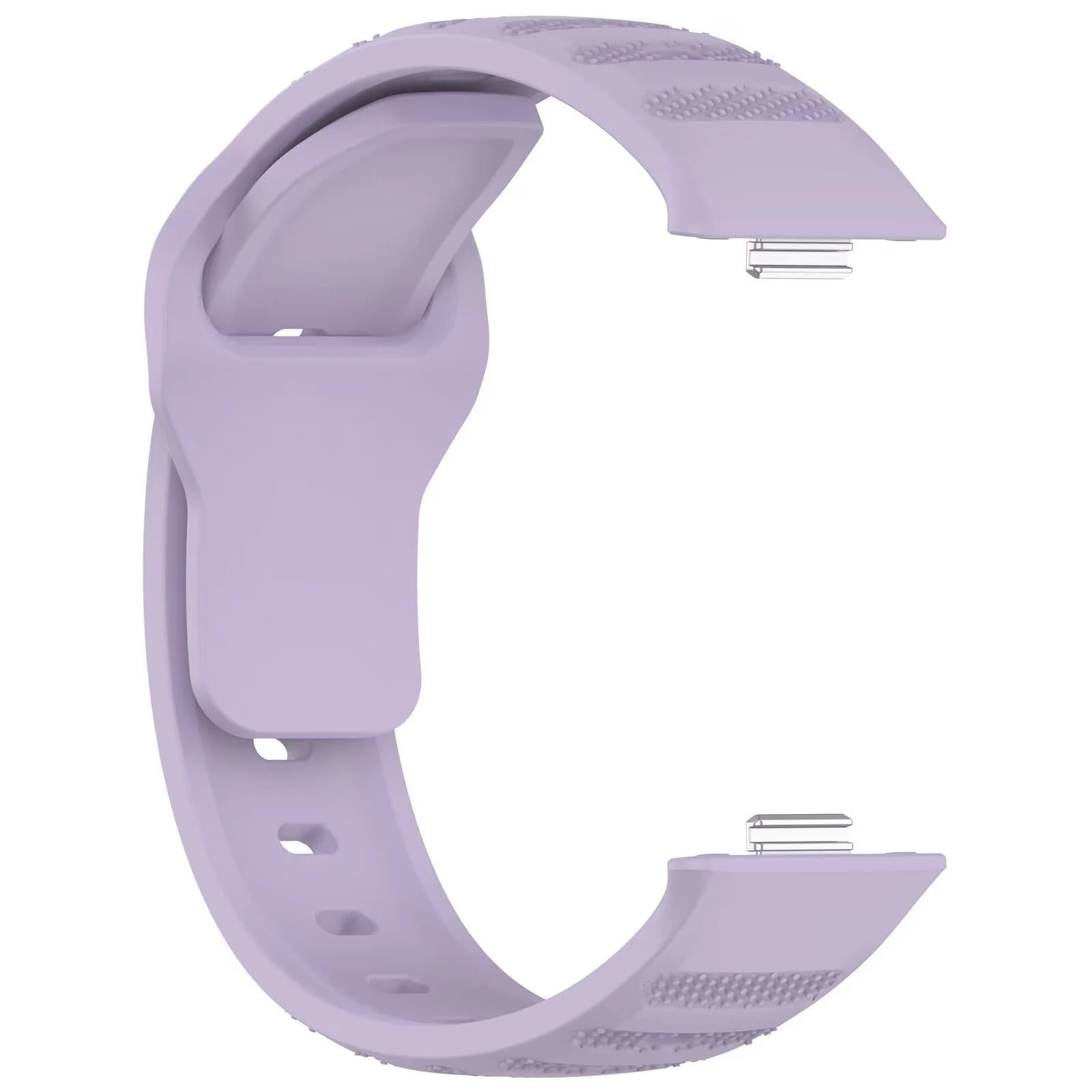 DL3 Mobilak Compatible with Huawei Watch Fit 3 / Fit 4 / Fit 4 Pro Breathable Silicone Sport Wristband, Soft Textured Design, Sweat-Resistant Quick Release Adjustable Watch Strap - Purple