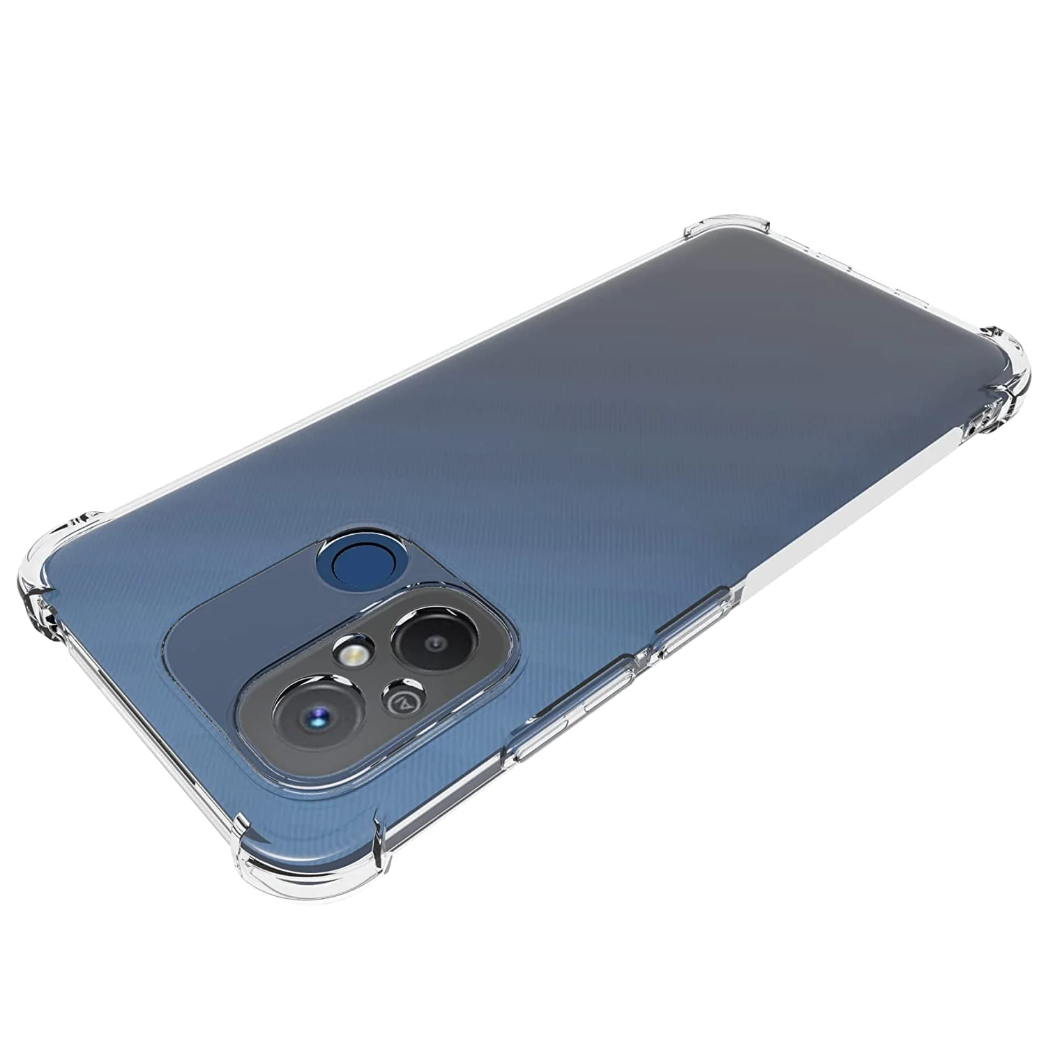 DL3 Mobilak Clear TPU Case for Xiaomi Redmi 12C / Redmi 11A / Poco C55, Camera protection, Shock-absorbing protection, Non-slip grip - Clear