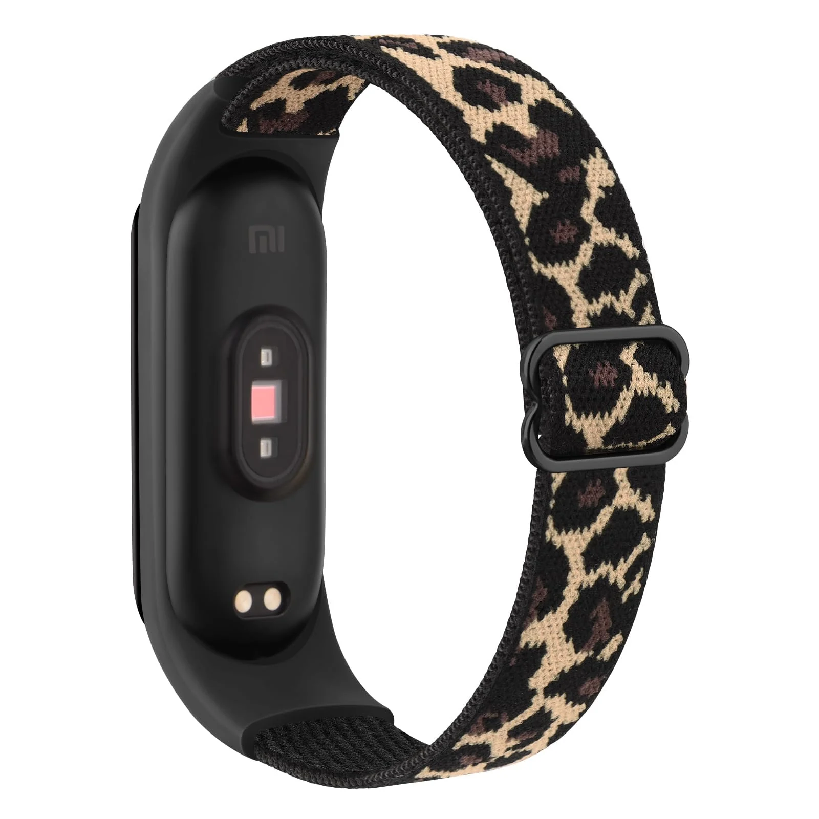 Dl3 Mobilak Nylon Loop Stretchy Strap for Xiaomi Mi Band 7/Mi Band 6/Mi Band 5/Mi Band 4/Mi Band 3, Adjustable Elastic Sport Band for Mi Band 7 6 5 4 3, Strap Smart Watch Accessories (Denim Blue)