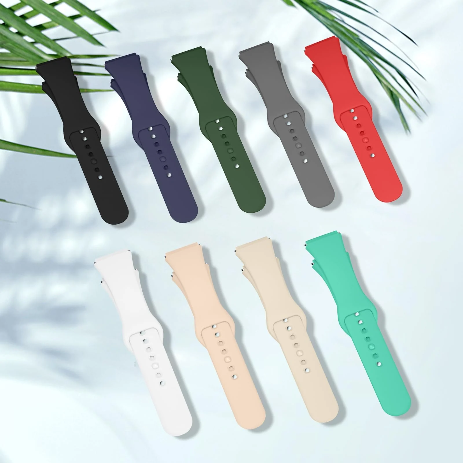 DL3 Mobilak Strap Silicone Compatible With Xiaomi Redmi Watch 3 Active/Redmi Watch 3 Lite, Sport Silicone Watch Band Wrist Strap, Bracelet Wristband Wrist Strap - White