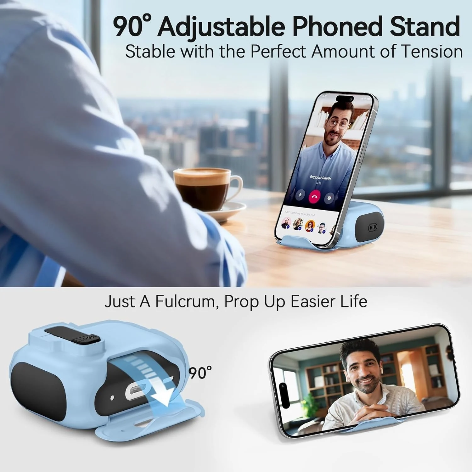 DL3 Mobilak for AirPods 3rd Generation Case Cover with Lock, Military Armor Cool AirPods 3 Case with Keychain for Men Women Hard Shell Shockproof Air Pod 3 for AirPod 3rd Gen 2021 - Baby Blue Black
