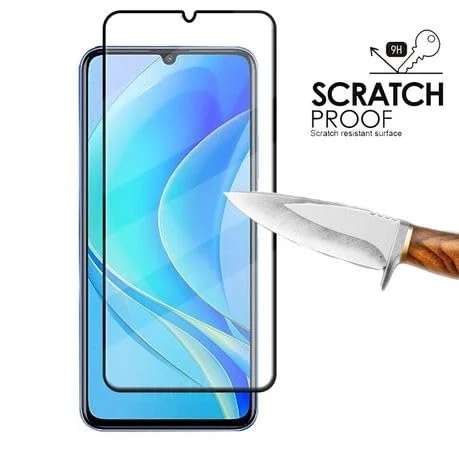 DL3 Mobilak 5D Full Glass Screen Protector For Huawei Nova Y70 / Y70 Plus 5D Black Frame - Clear