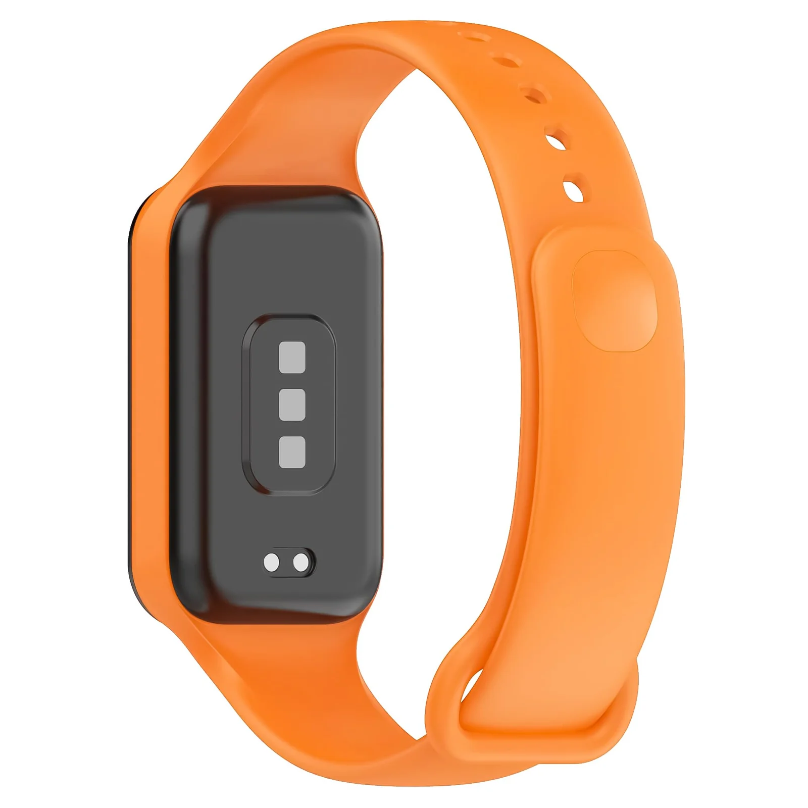 DL3 Mobilak Smart Watch Strap for Xiaomi Redmi Band 2, Sport Silicone Watch Band Wrist Strap, Replacement Bracelet Wristband Wrist Strap for Xiaomi Redmi Smart Band2 Accessories - A.Orange