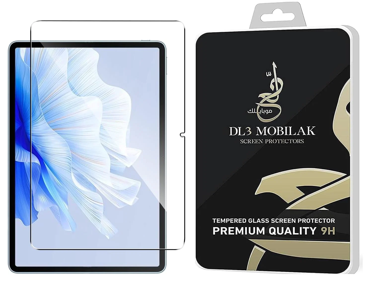 "DL3 Mobilak Screen Protector For Huawei Matepad Air 11.5/Matepad Air 11.5"" S Tablet Tempered Glass Film [HD Crystal ] [Easy Installation] [Scratch Resistant] [9H Hardness] - Clear"