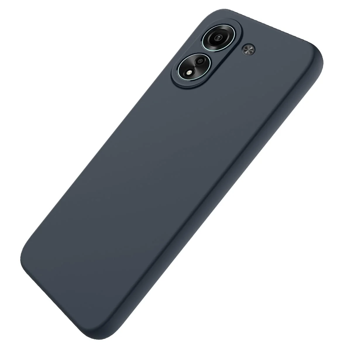 DL3 Mobilak Silicone Protective Case for Xiaomi Redmi 13C, Shock-absorbing protection, Scratch-resistant surface, Soft microfiber lining - MidNight Blue